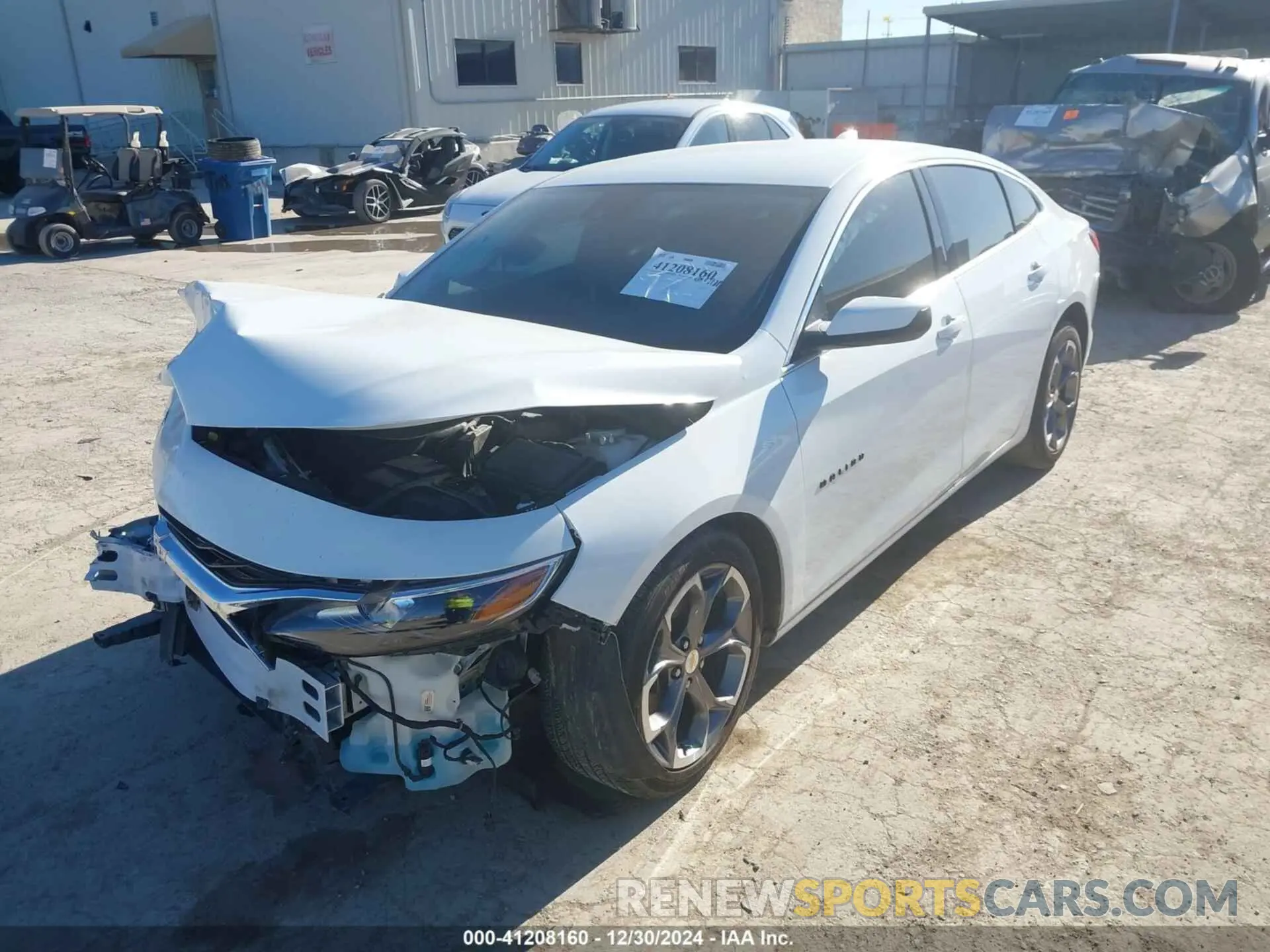 2 Photograph of a damaged car 1G1ZD5ST5PF158754 CHEVROLET MALIBU 2023