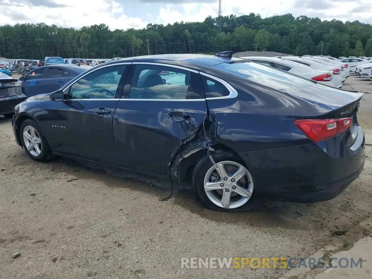 2 Photograph of a damaged car 1G1ZD5ST5PF160861 CHEVROLET MALIBU 2023