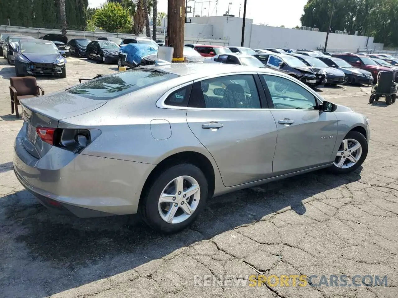 3 Photograph of a damaged car 1G1ZD5ST5PF168927 CHEVROLET MALIBU 2023