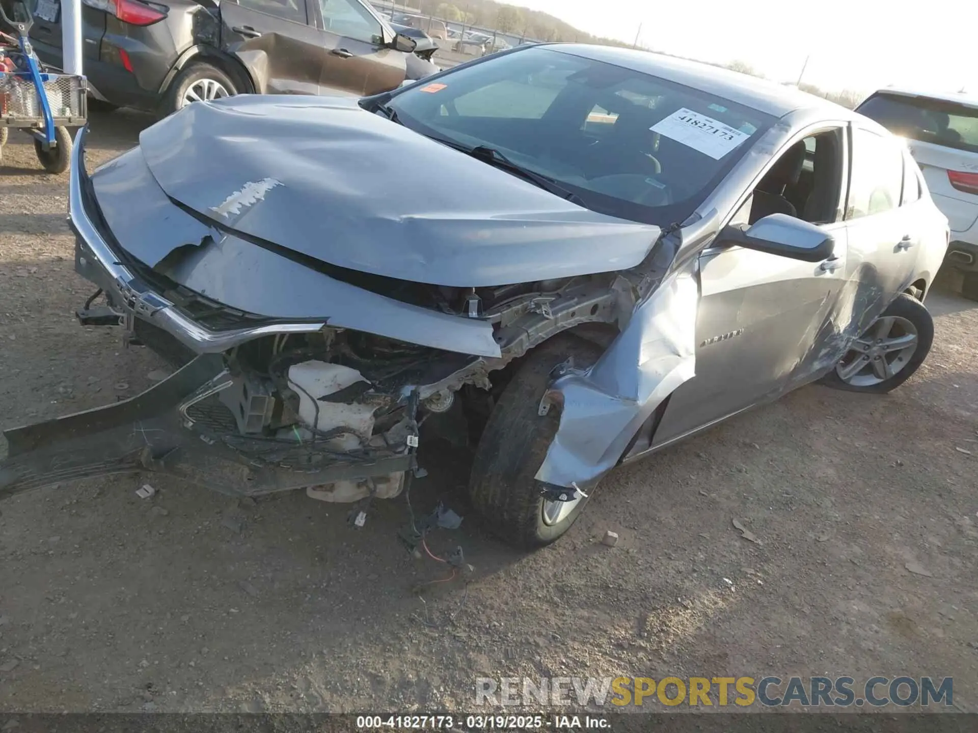 2 Photograph of a damaged car 1G1ZD5ST5PF202199 CHEVROLET MALIBU 2023