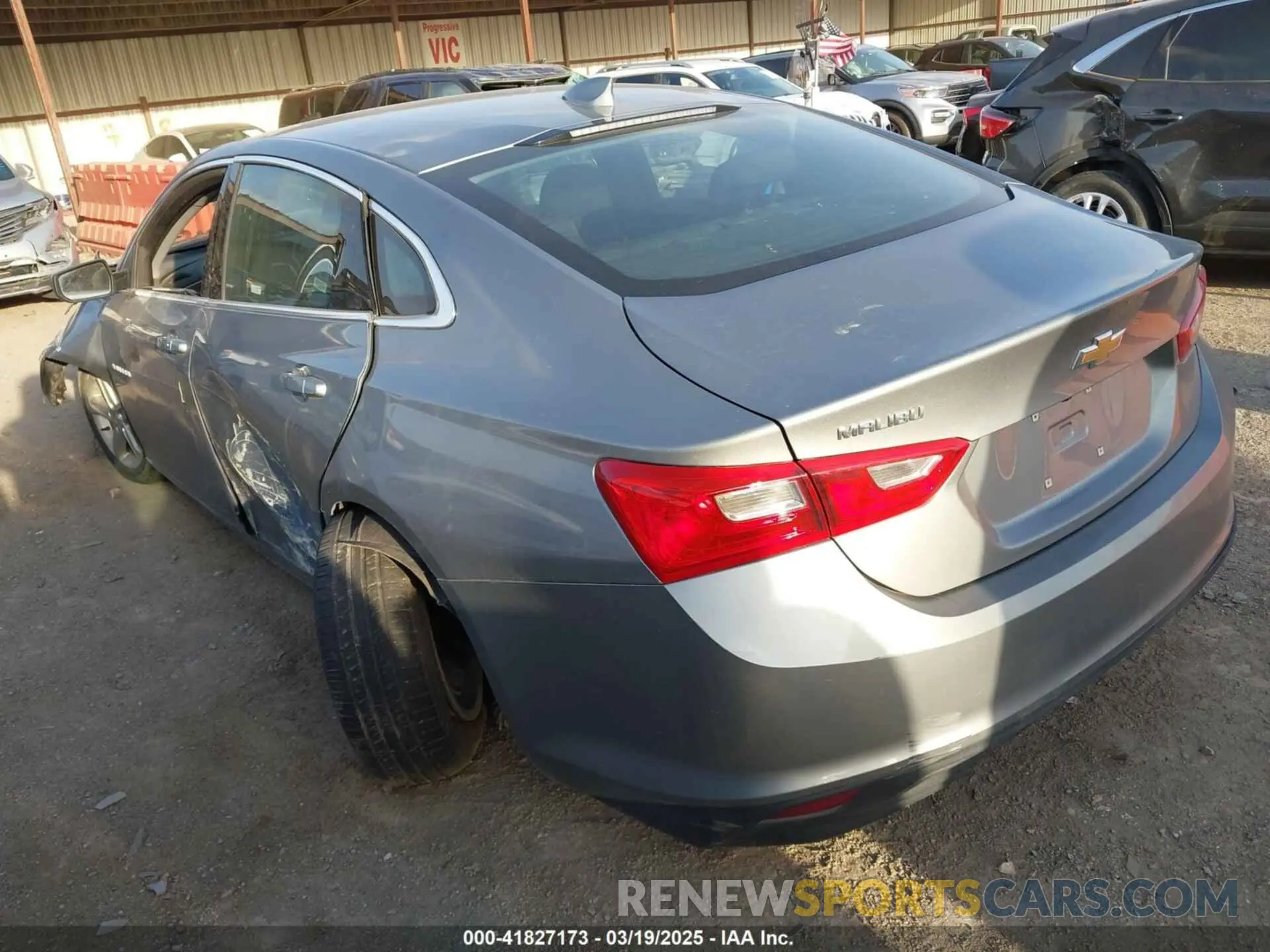 3 Photograph of a damaged car 1G1ZD5ST5PF202199 CHEVROLET MALIBU 2023