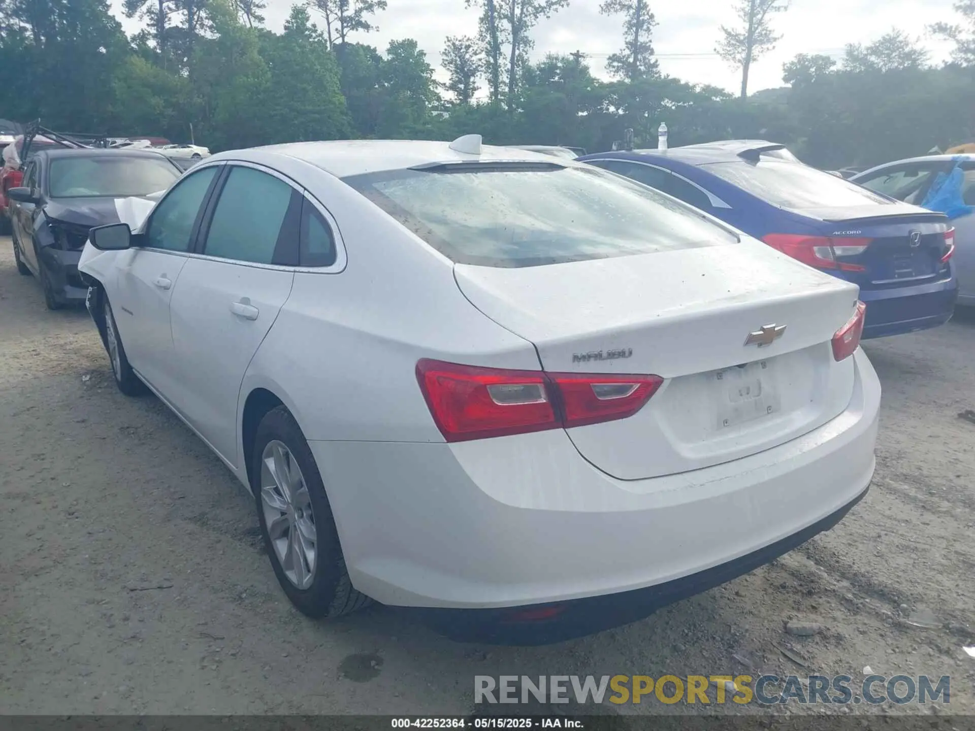 3 Photograph of a damaged car 1G1ZD5ST5PF236563 CHEVROLET MALIBU 2023