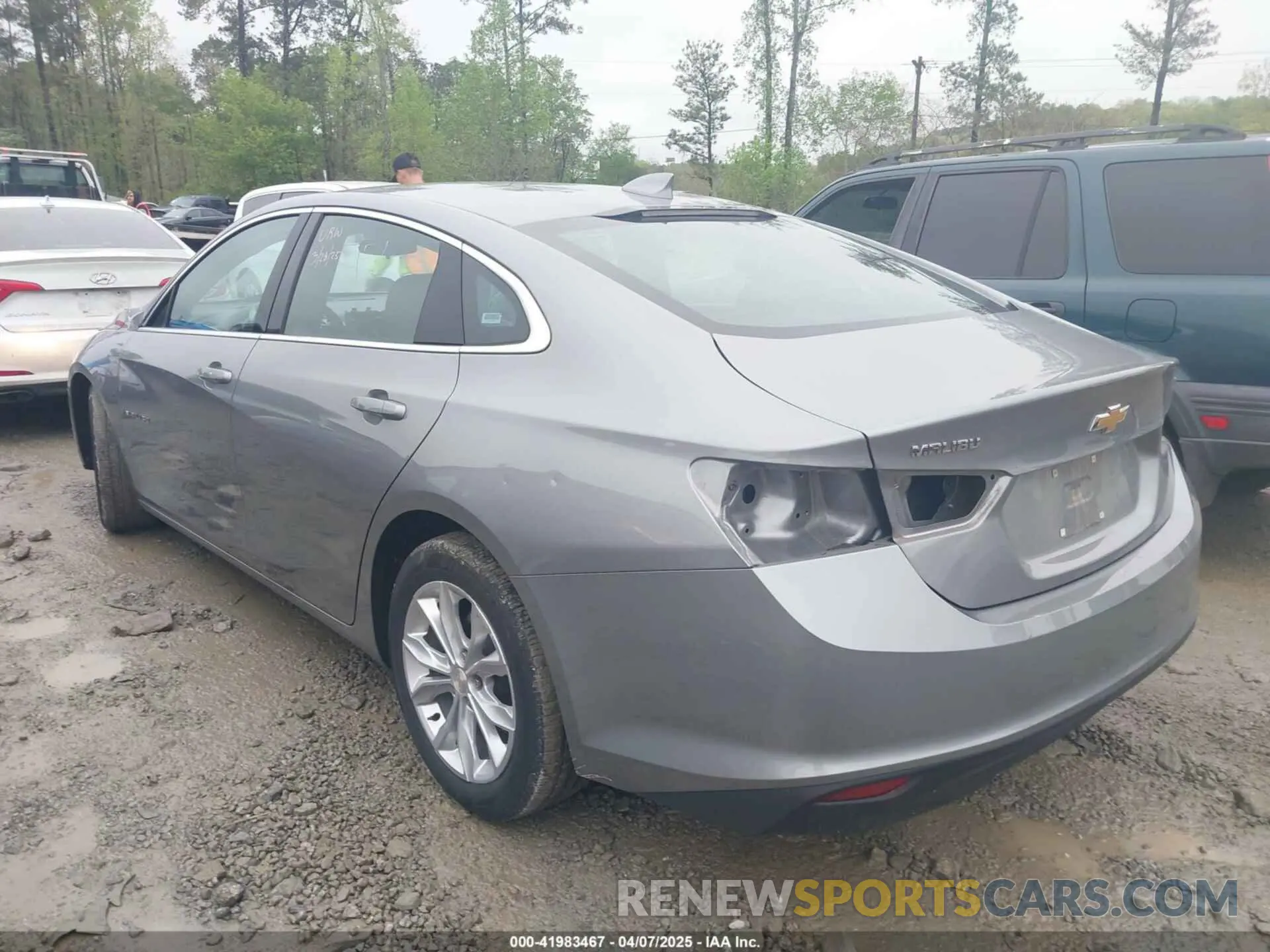 3 Photograph of a damaged car 1G1ZD5ST5PF237079 CHEVROLET MALIBU 2023