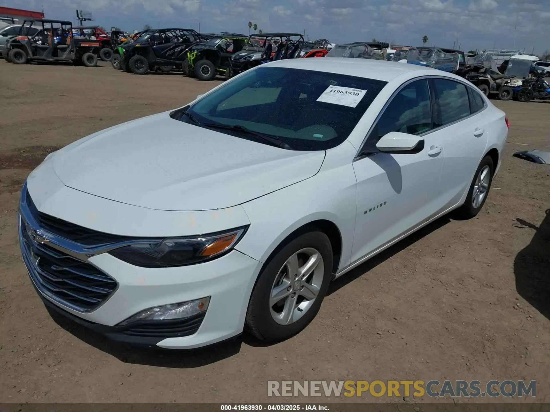 2 Photograph of a damaged car 1G1ZD5ST5PF242315 CHEVROLET MALIBU 2023