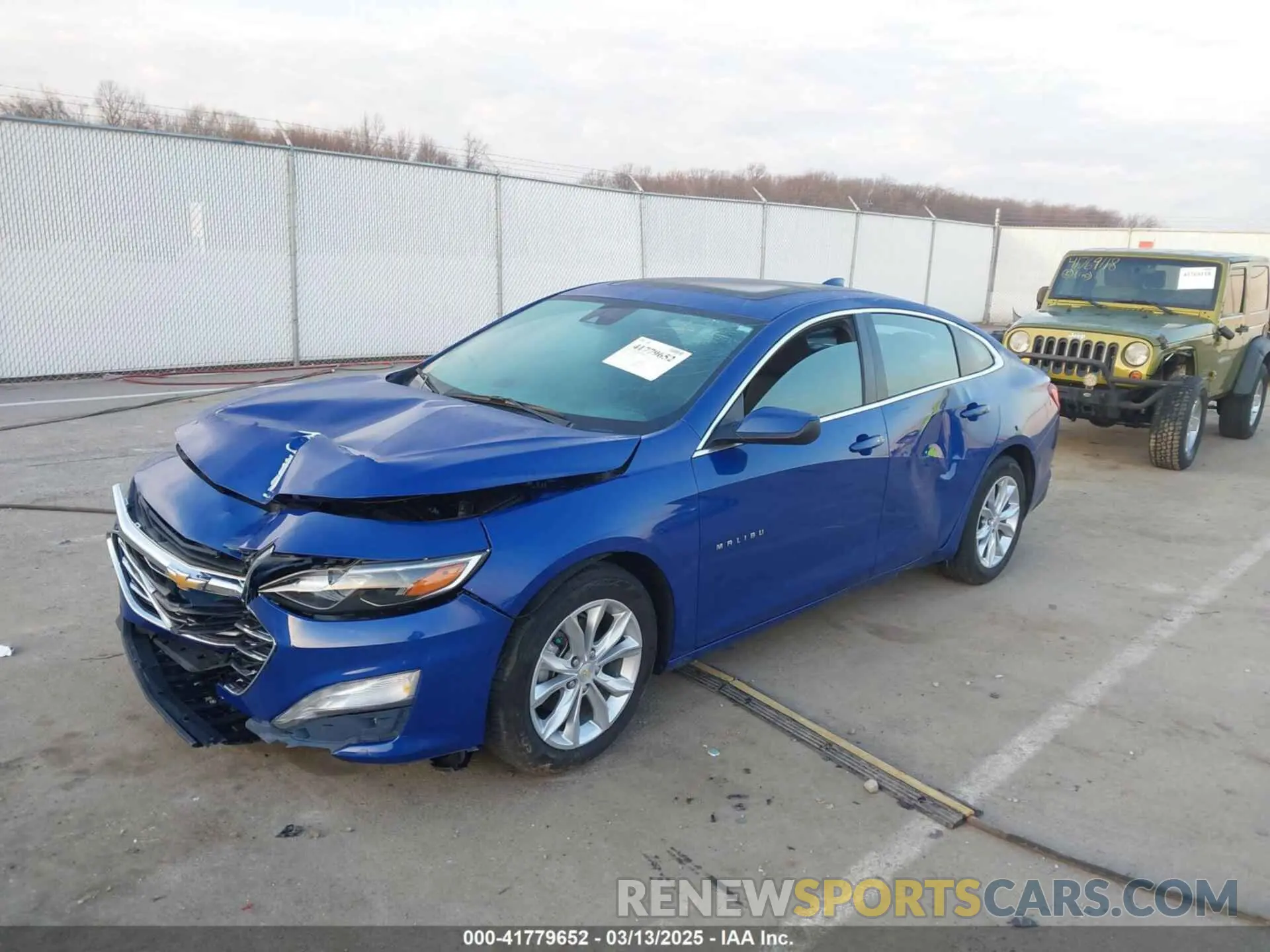 2 Photograph of a damaged car 1G1ZD5ST6PF219125 CHEVROLET MALIBU 2023