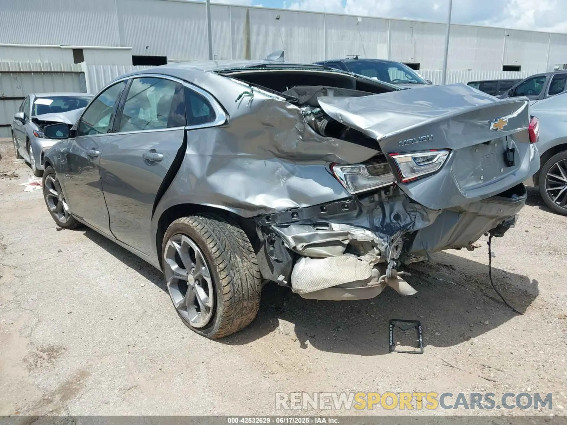 3 Photograph of a damaged car 1G1ZD5ST7PF173708 CHEVROLET MALIBU 2023