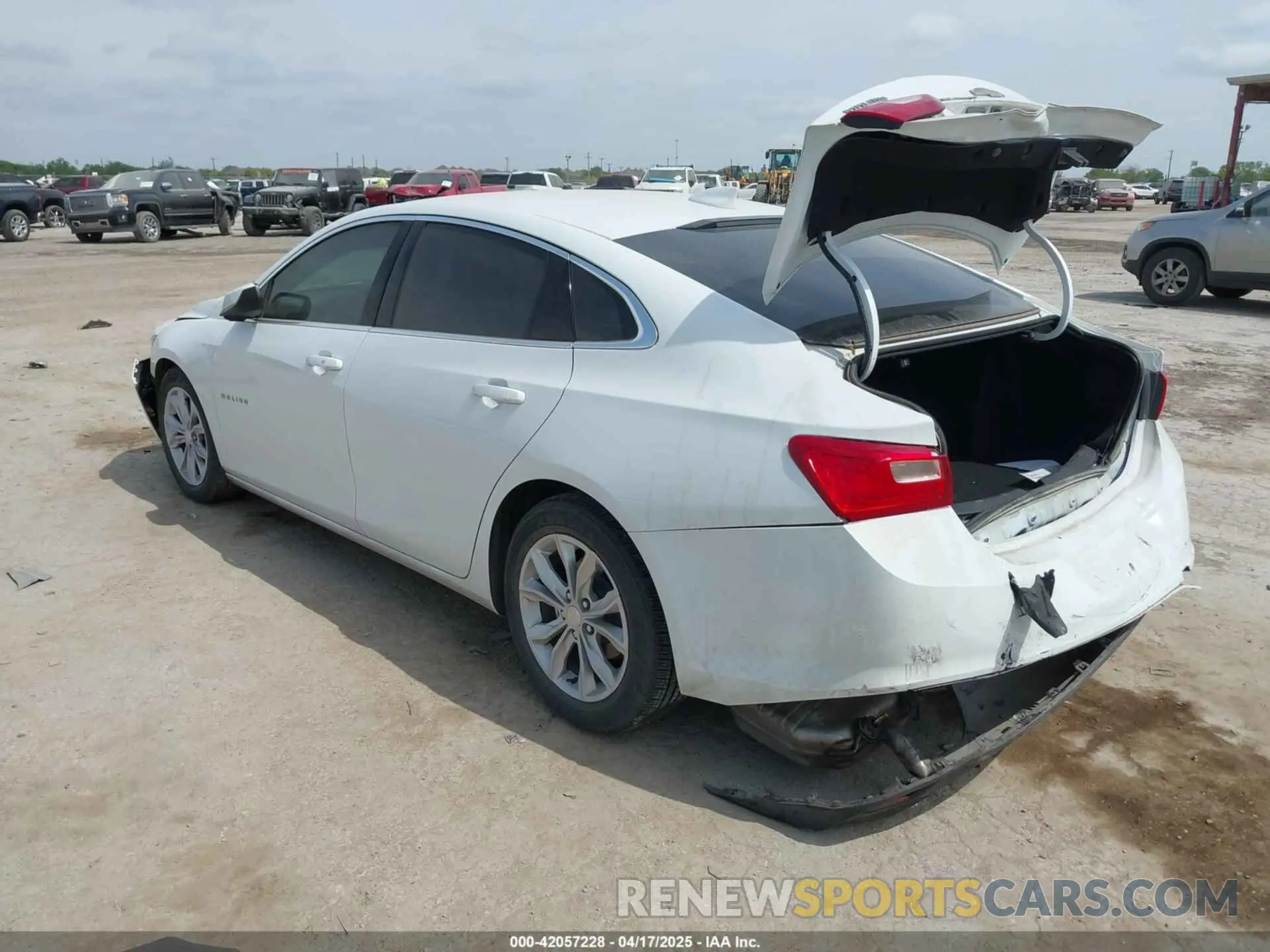 3 Photograph of a damaged car 1G1ZD5ST7PF176835 CHEVROLET MALIBU 2023