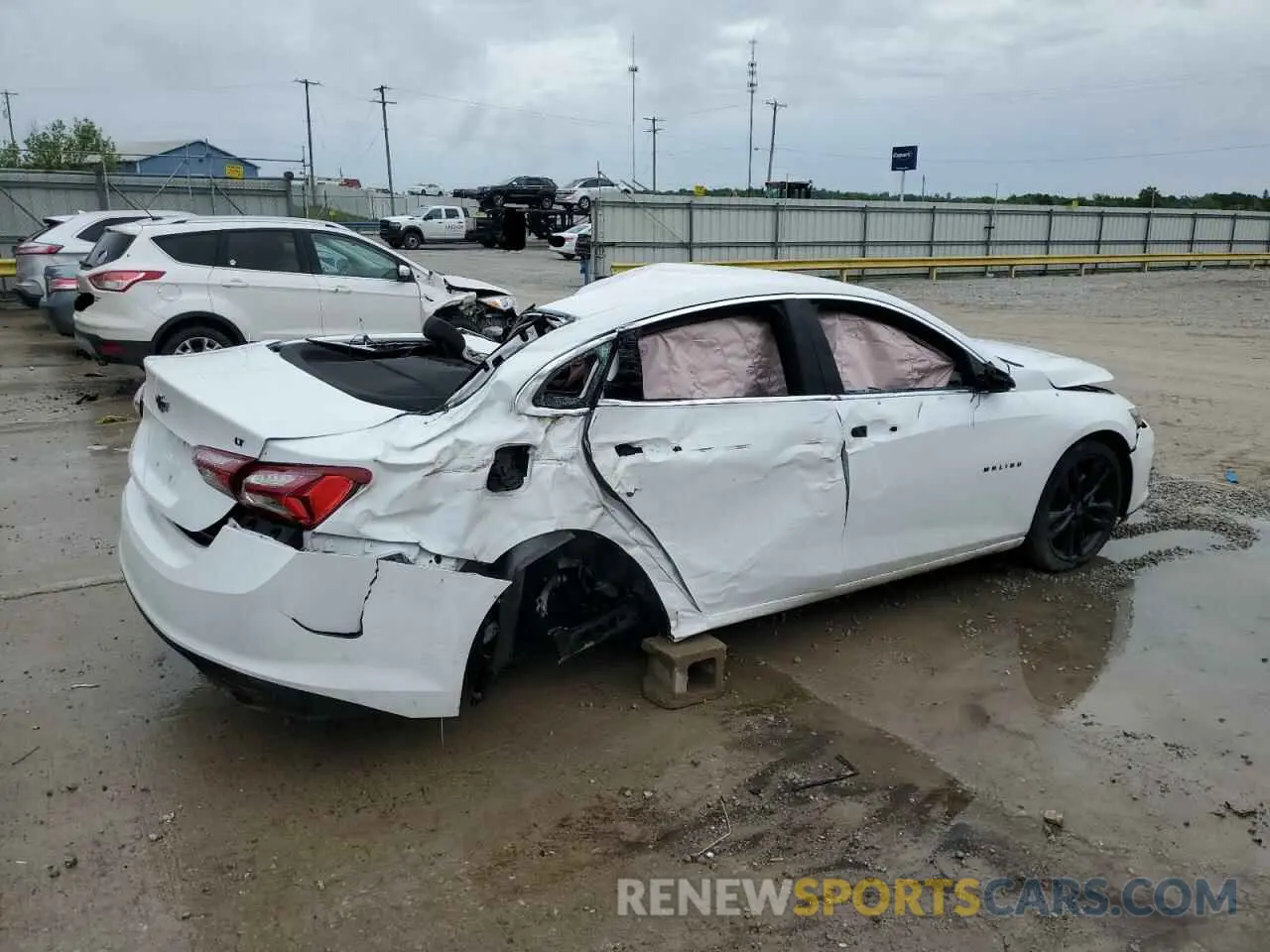 3 Photograph of a damaged car 1G1ZD5ST7PF186877 CHEVROLET MALIBU 2023