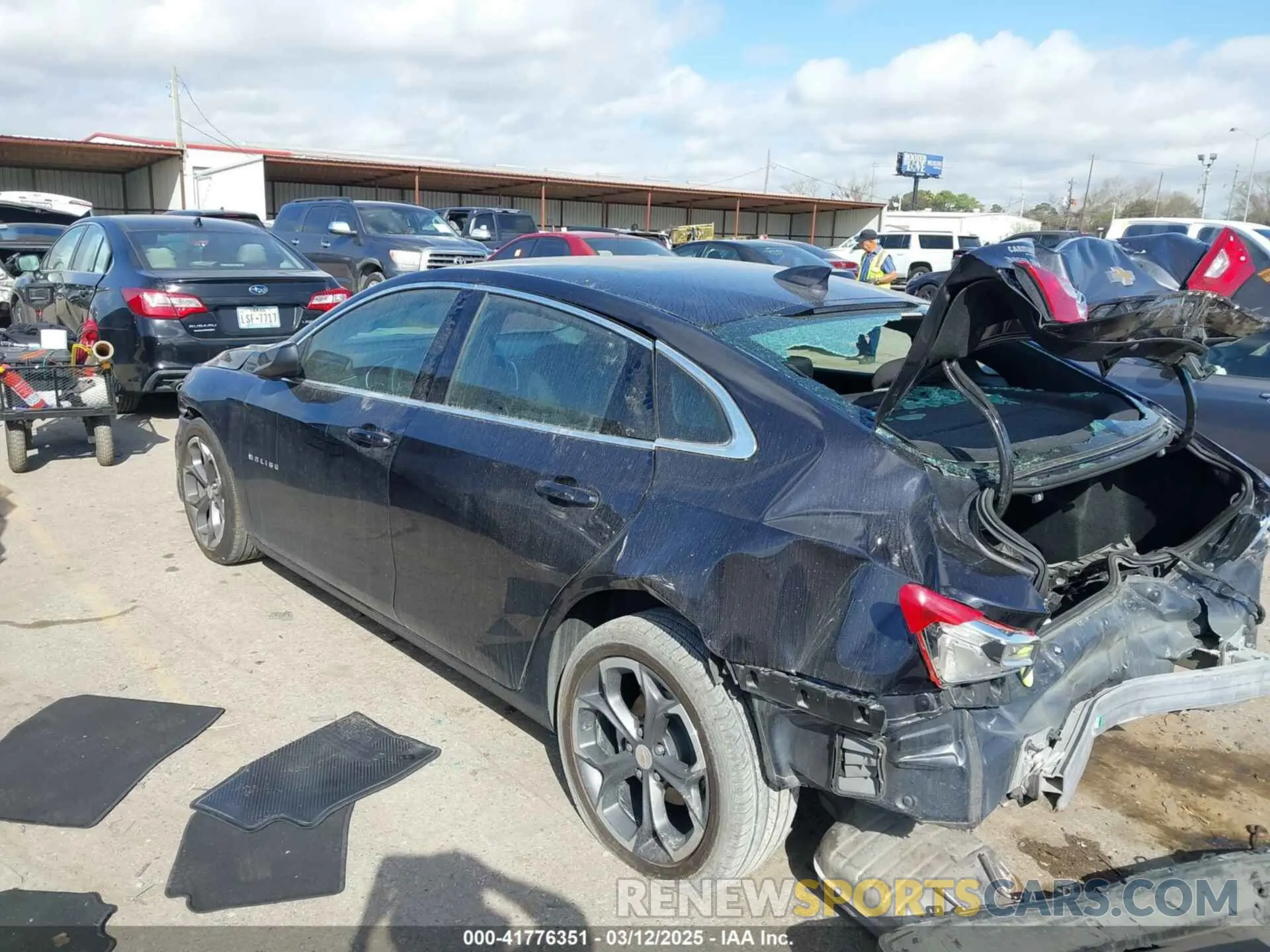 3 Photograph of a damaged car 1G1ZD5ST7PF190427 CHEVROLET MALIBU 2023