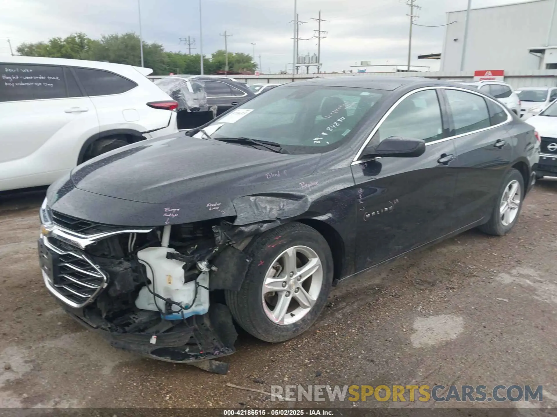 2 Photograph of a damaged car 1G1ZD5ST7PF208358 CHEVROLET MALIBU 2023