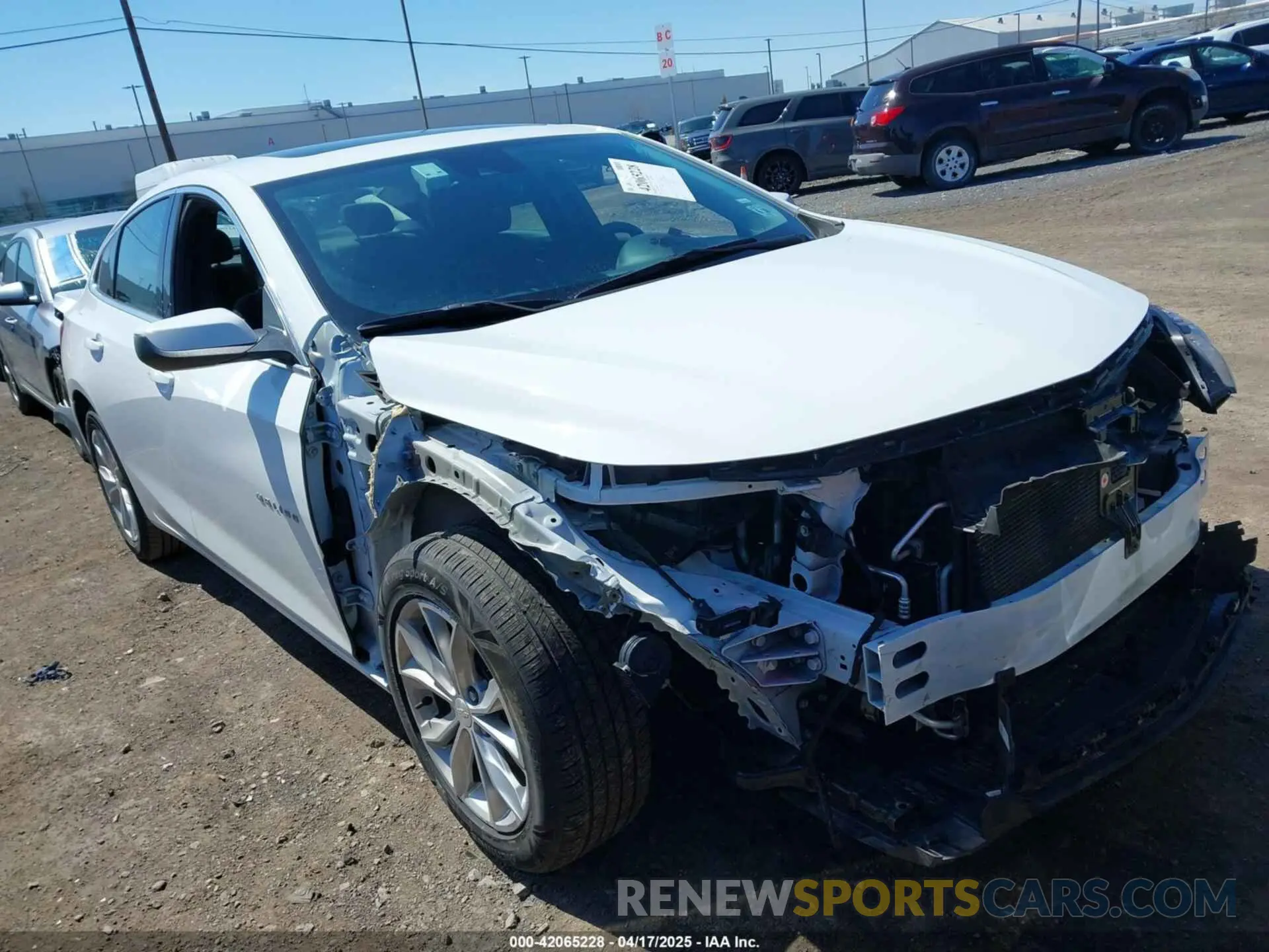 1 Photograph of a damaged car 1G1ZD5ST7PF229288 CHEVROLET MALIBU 2023