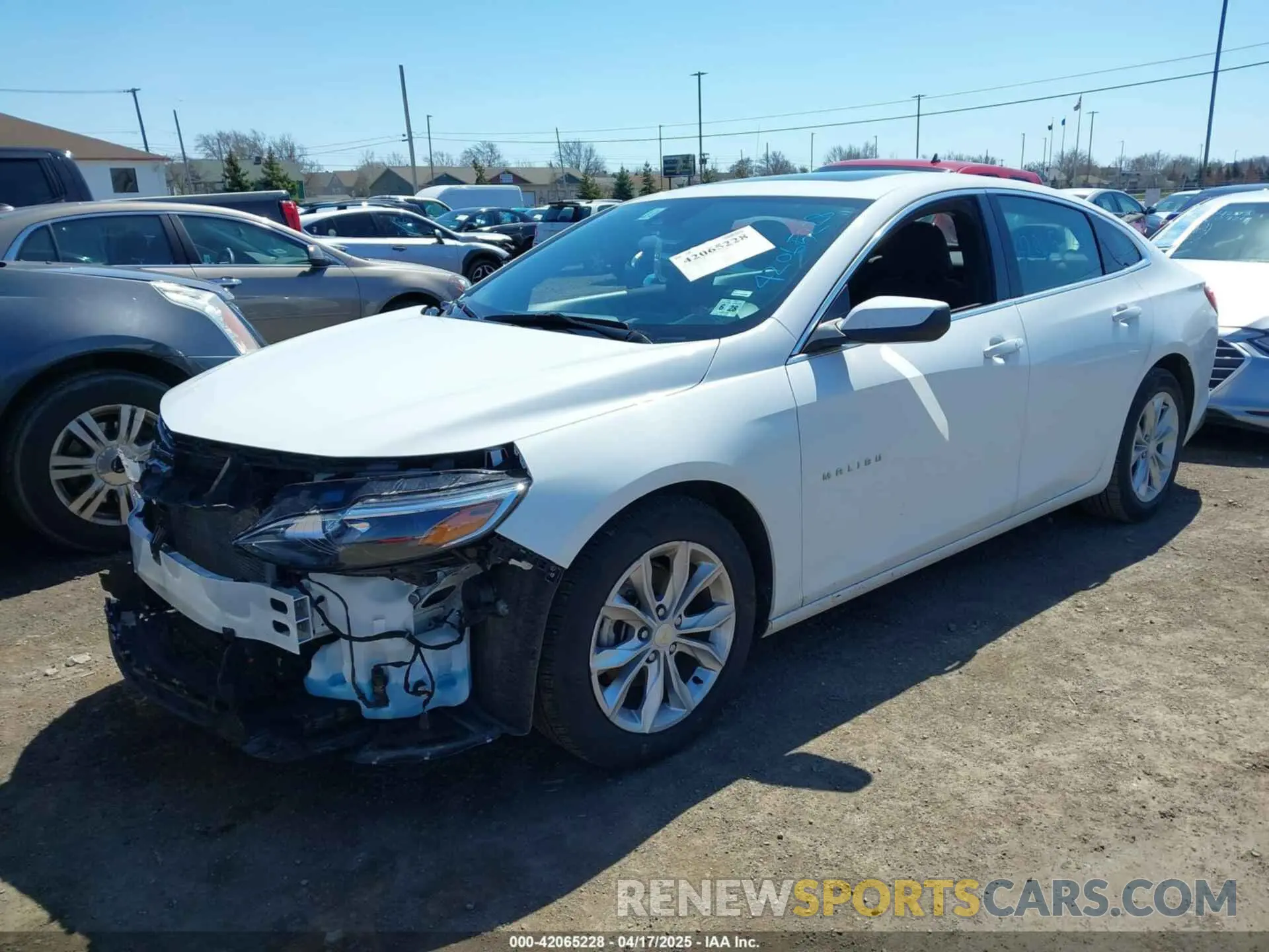 2 Photograph of a damaged car 1G1ZD5ST7PF229288 CHEVROLET MALIBU 2023
