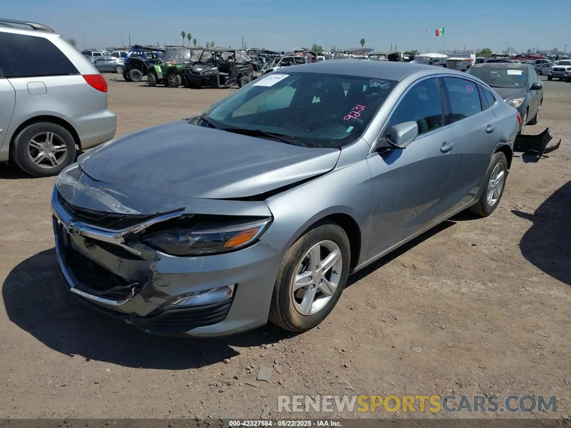 2 Photograph of a damaged car 1G1ZD5ST7PF242834 CHEVROLET MALIBU 2023