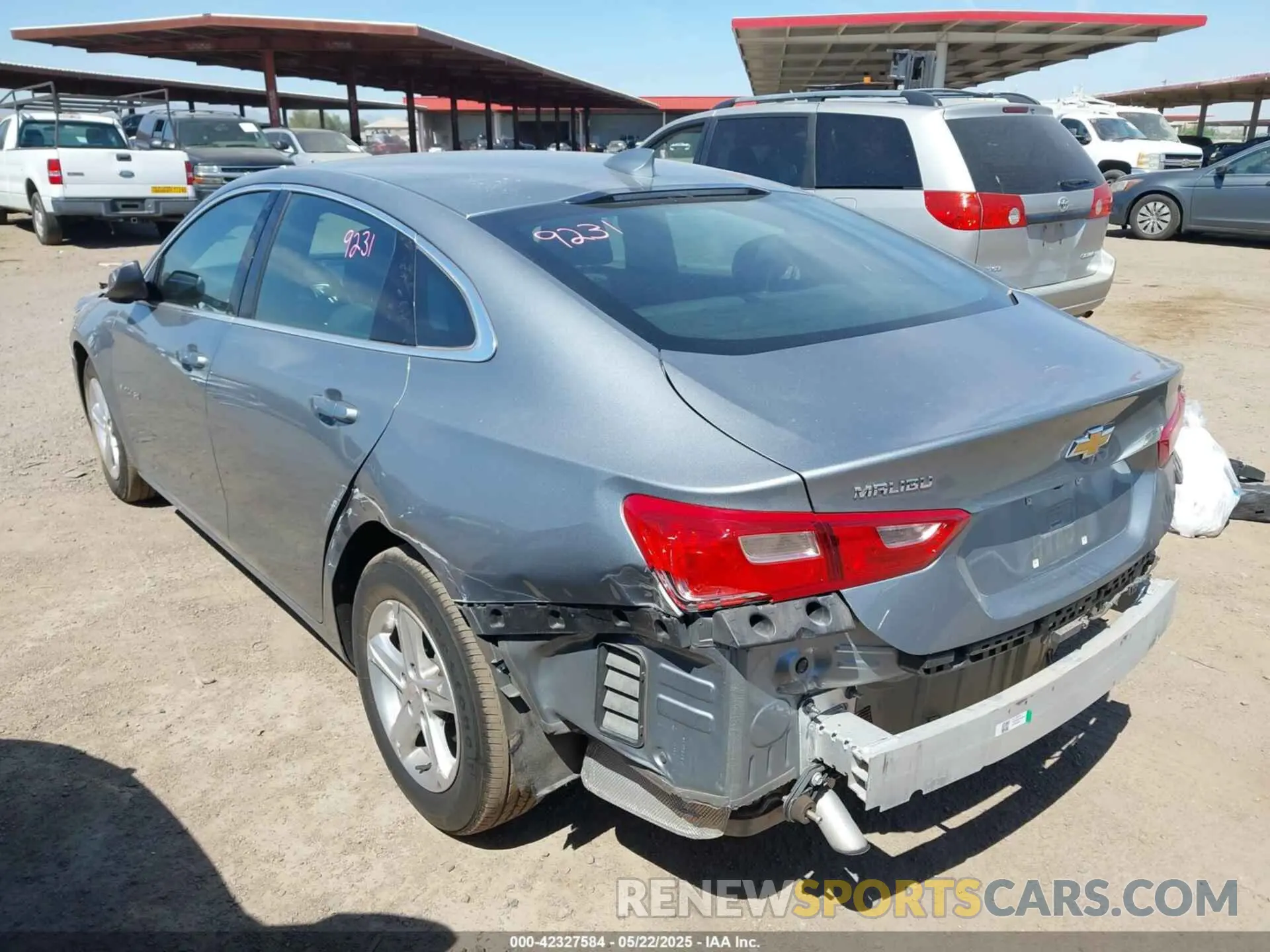 3 Photograph of a damaged car 1G1ZD5ST7PF242834 CHEVROLET MALIBU 2023