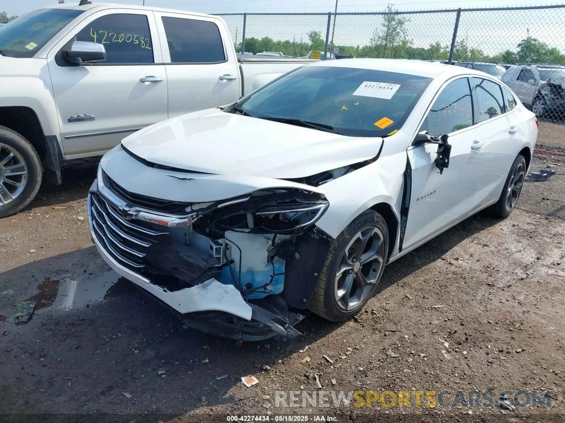 2 Photograph of a damaged car 1G1ZD5ST8PF111637 CHEVROLET MALIBU 2023