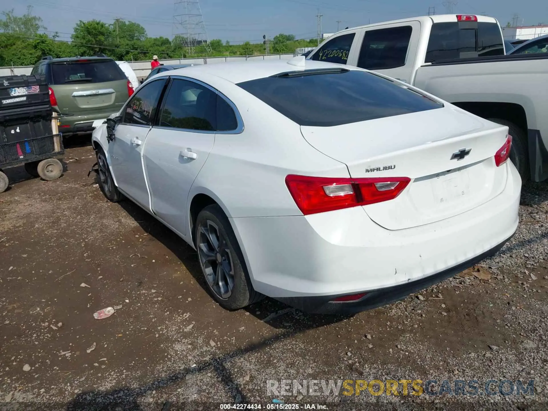3 Photograph of a damaged car 1G1ZD5ST8PF111637 CHEVROLET MALIBU 2023