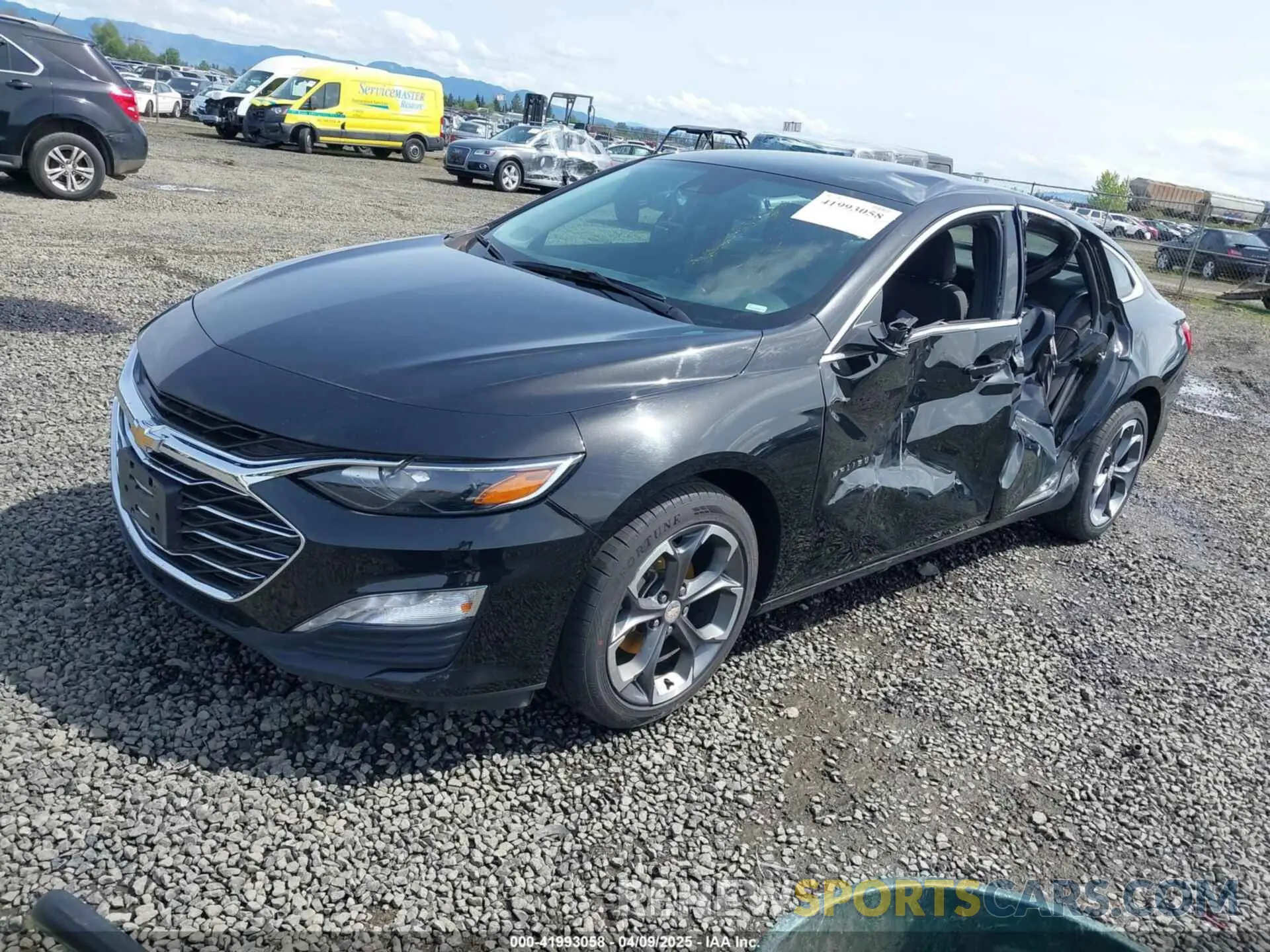 2 Photograph of a damaged car 1G1ZD5ST8PF134139 CHEVROLET MALIBU 2023