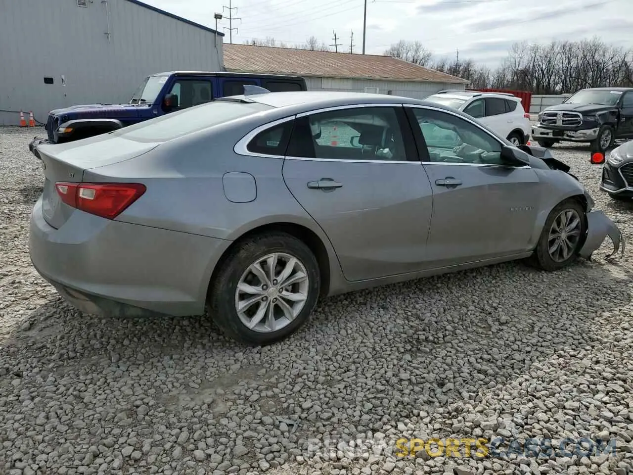 3 Photograph of a damaged car 1G1ZD5ST8PF163902 CHEVROLET MALIBU 2023