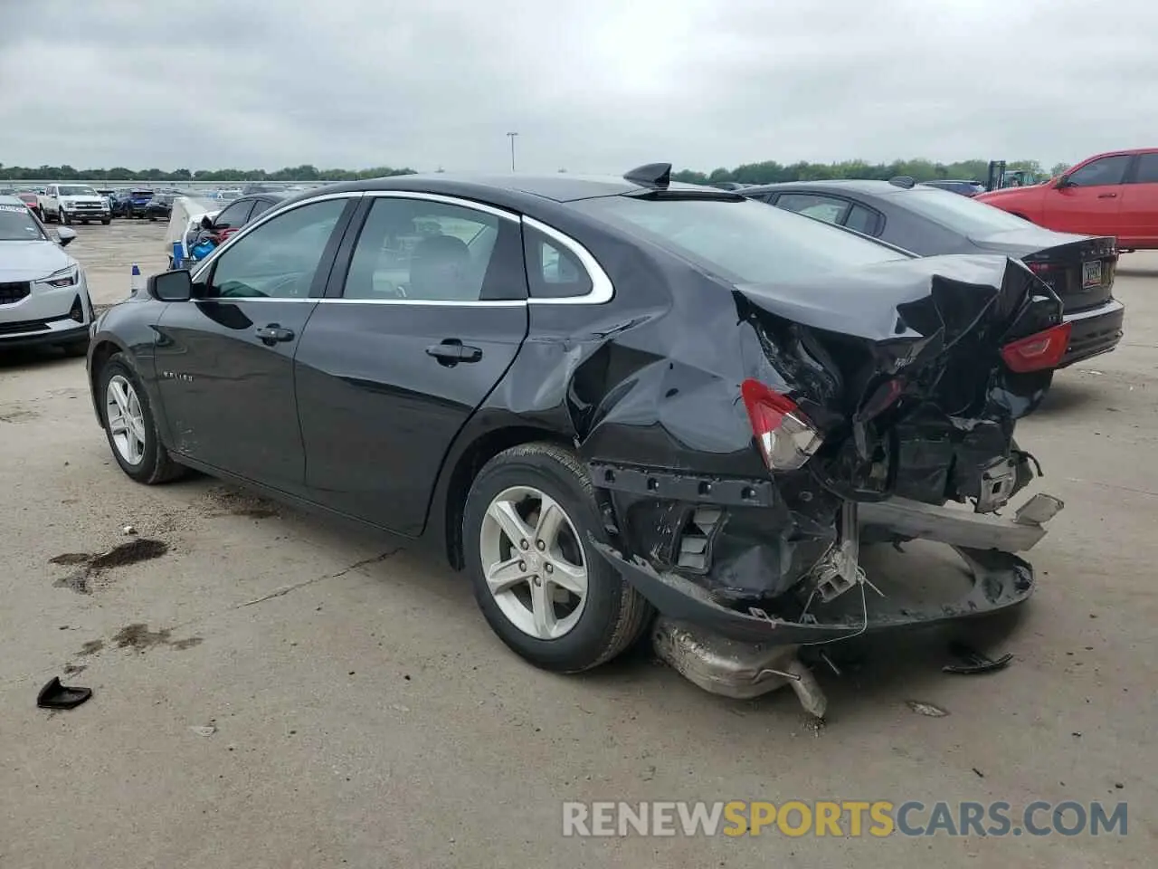 2 Photograph of a damaged car 1G1ZD5ST8PF166878 CHEVROLET MALIBU 2023