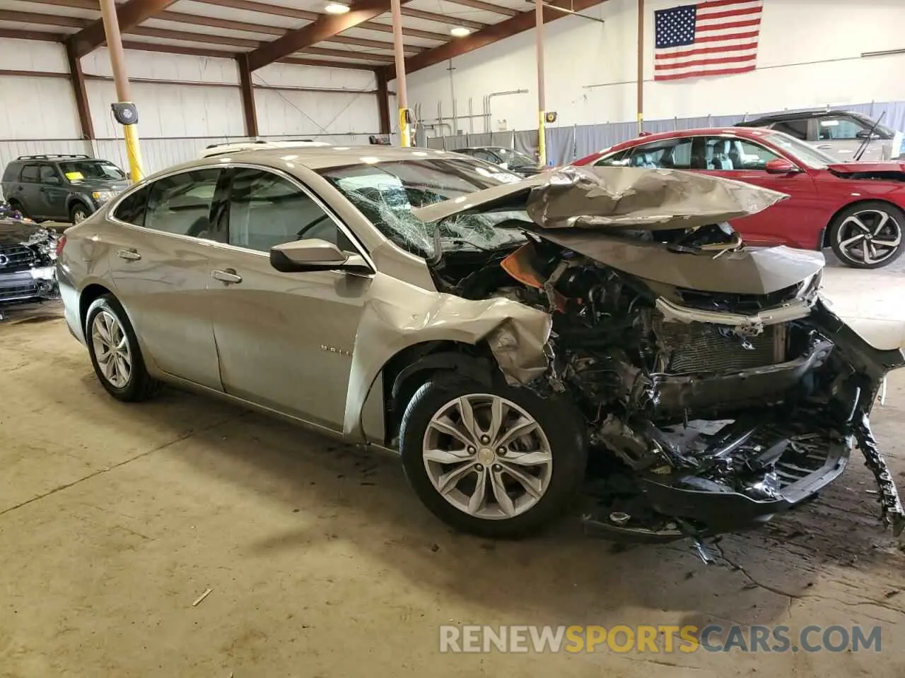 4 Photograph of a damaged car 1G1ZD5ST8PF168145 CHEVROLET MALIBU 2023