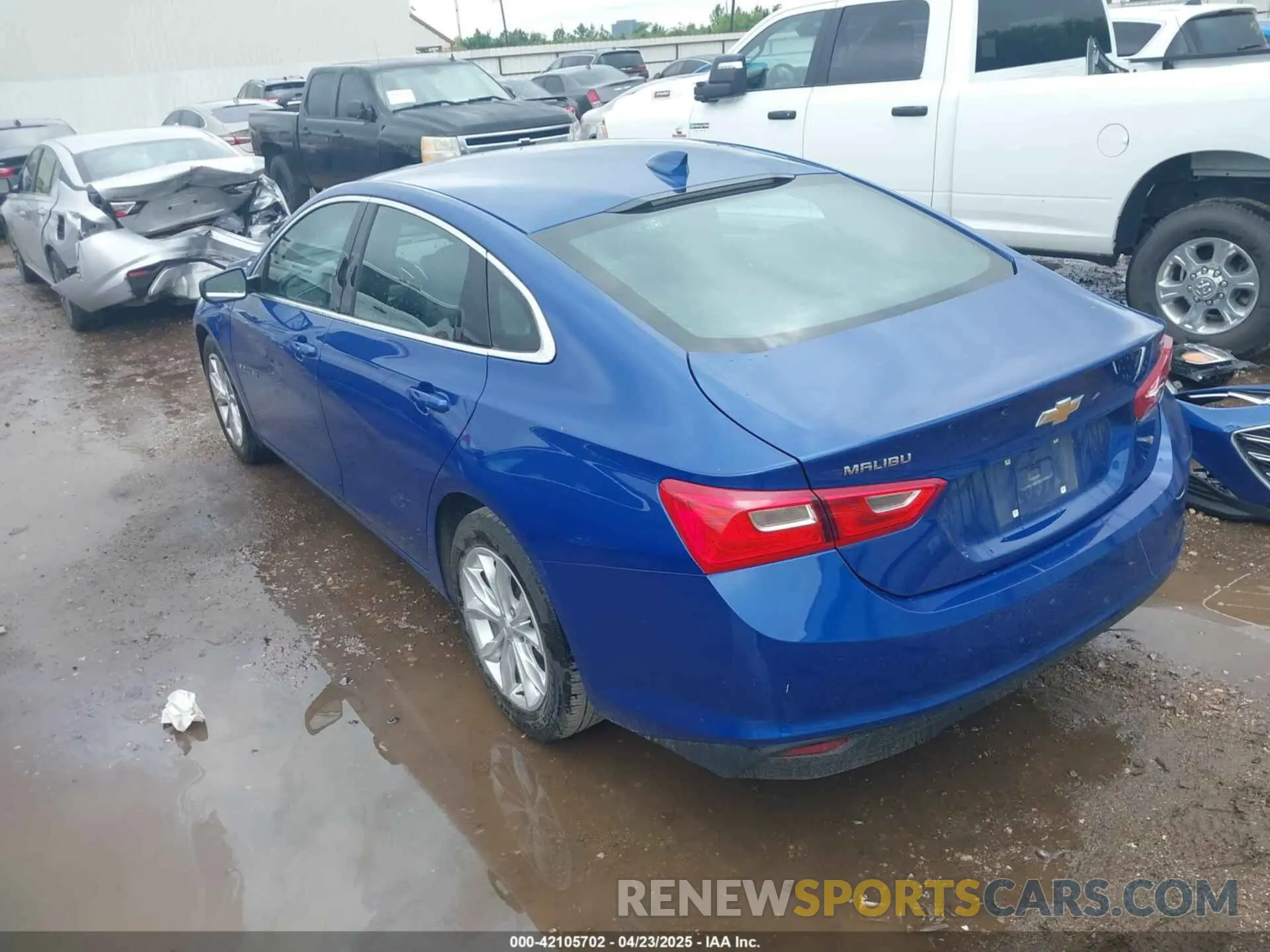 3 Photograph of a damaged car 1G1ZD5ST8PF203847 CHEVROLET MALIBU 2023