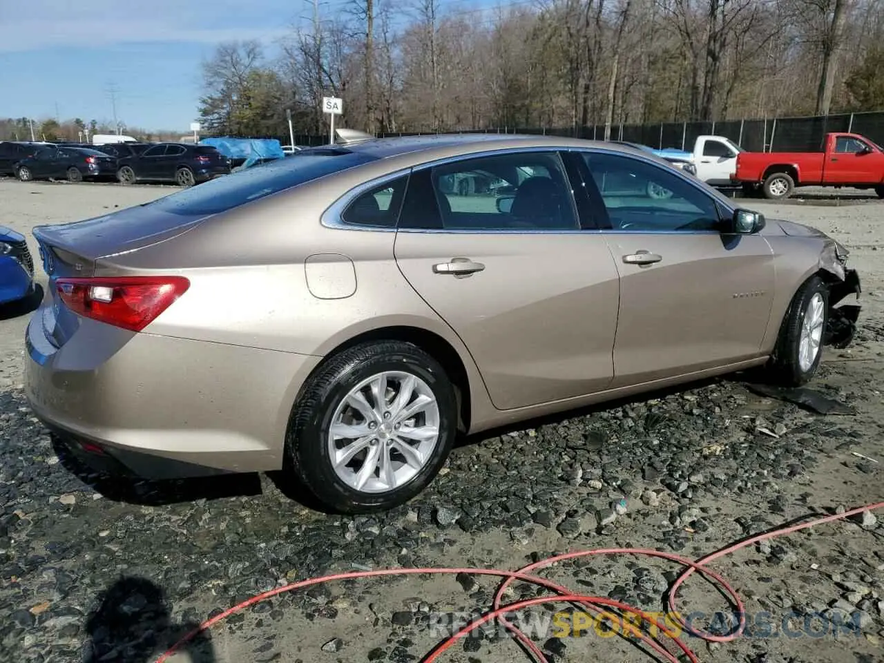 3 Photograph of a damaged car 1G1ZD5ST8PF216713 CHEVROLET MALIBU 2023