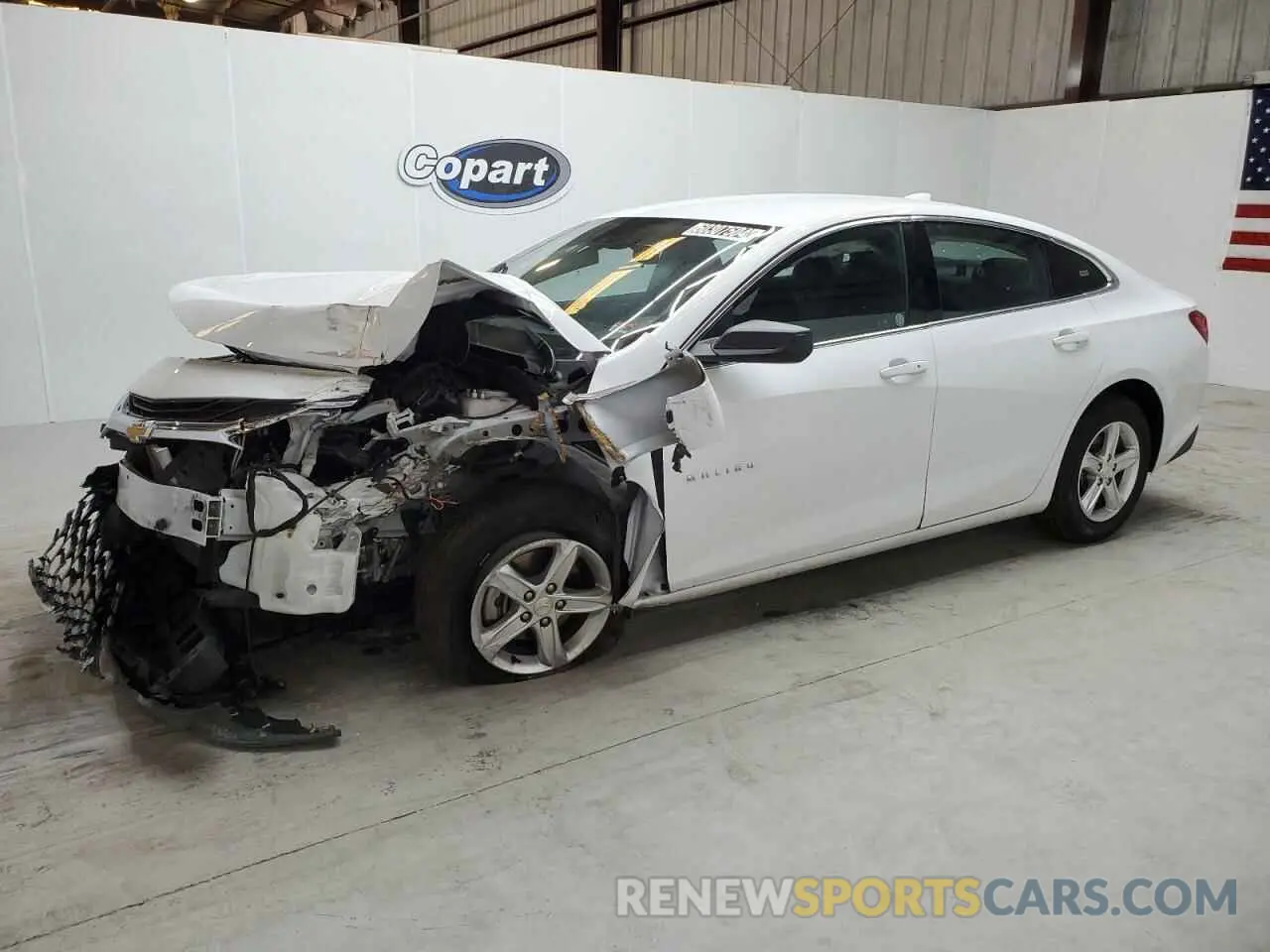 1 Photograph of a damaged car 1G1ZD5ST8PF222737 CHEVROLET MALIBU 2023