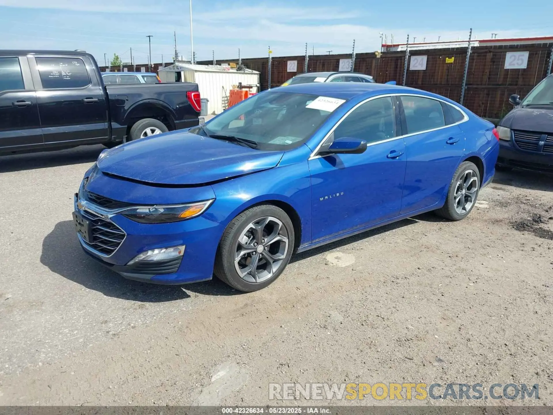 2 Photograph of a damaged car 1G1ZD5ST8PF228571 CHEVROLET MALIBU 2023