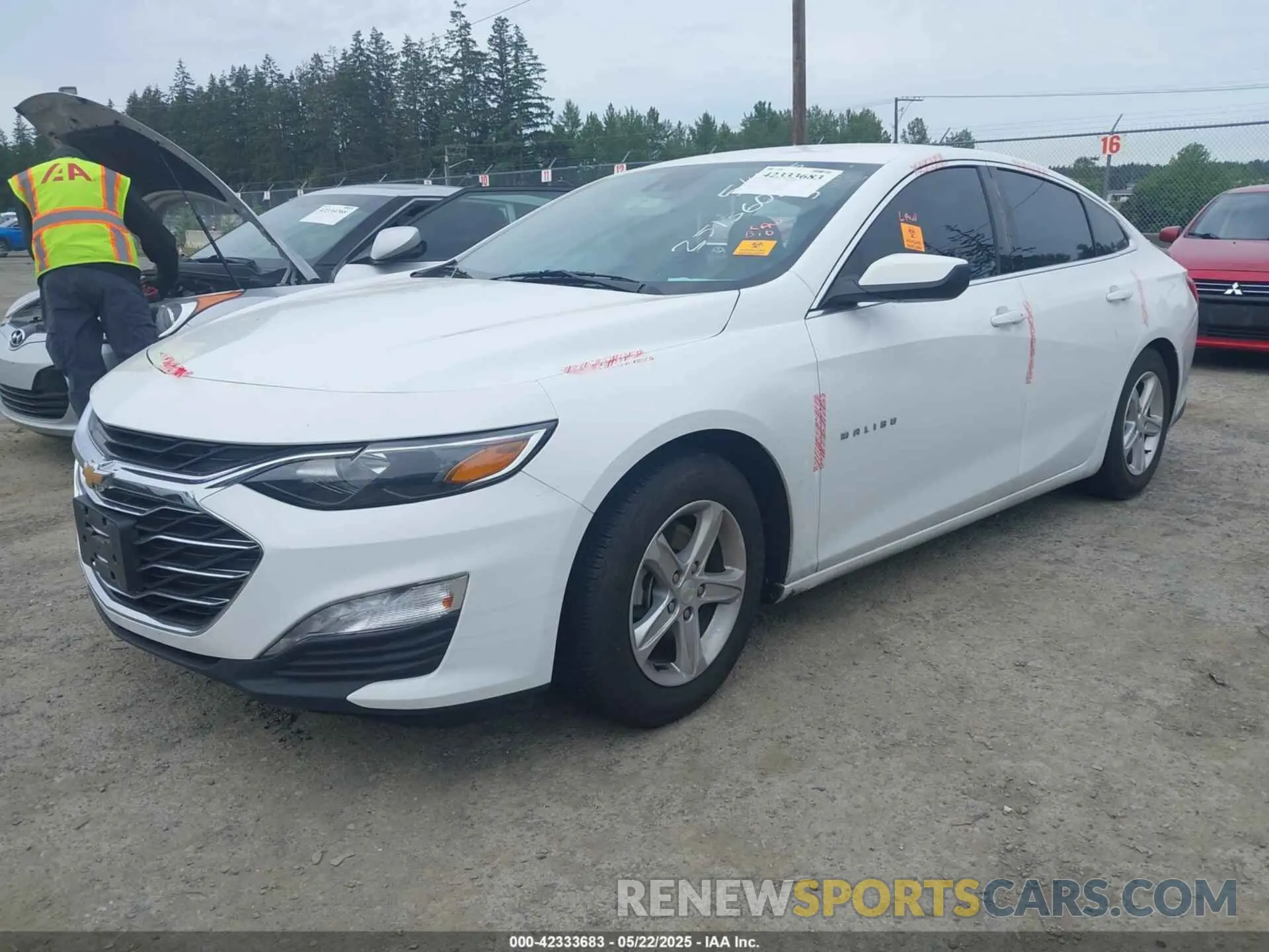 2 Photograph of a damaged car 1G1ZD5ST8PF232376 CHEVROLET MALIBU 2023