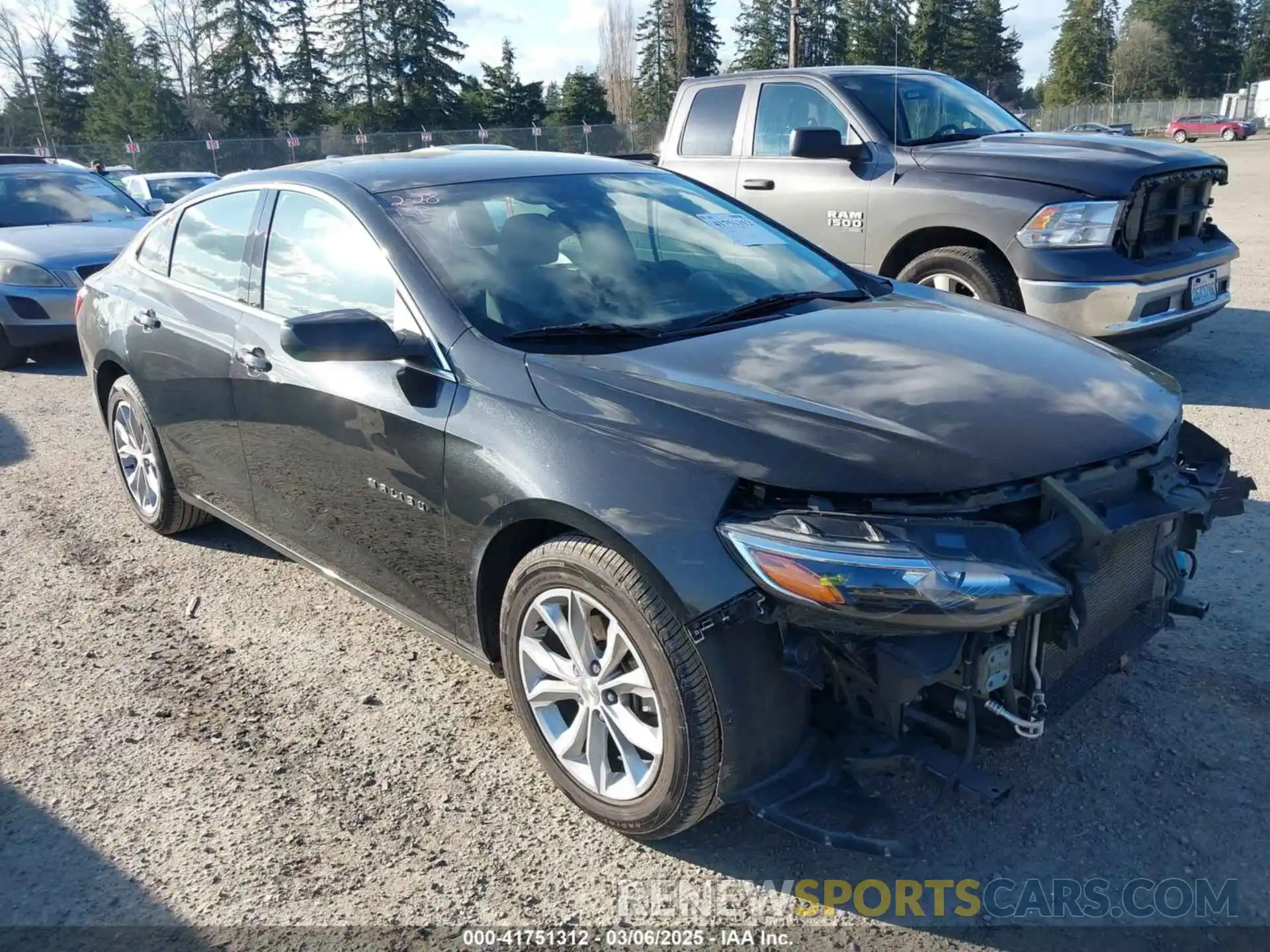 1 Photograph of a damaged car 1G1ZD5ST9PF186590 CHEVROLET MALIBU 2023