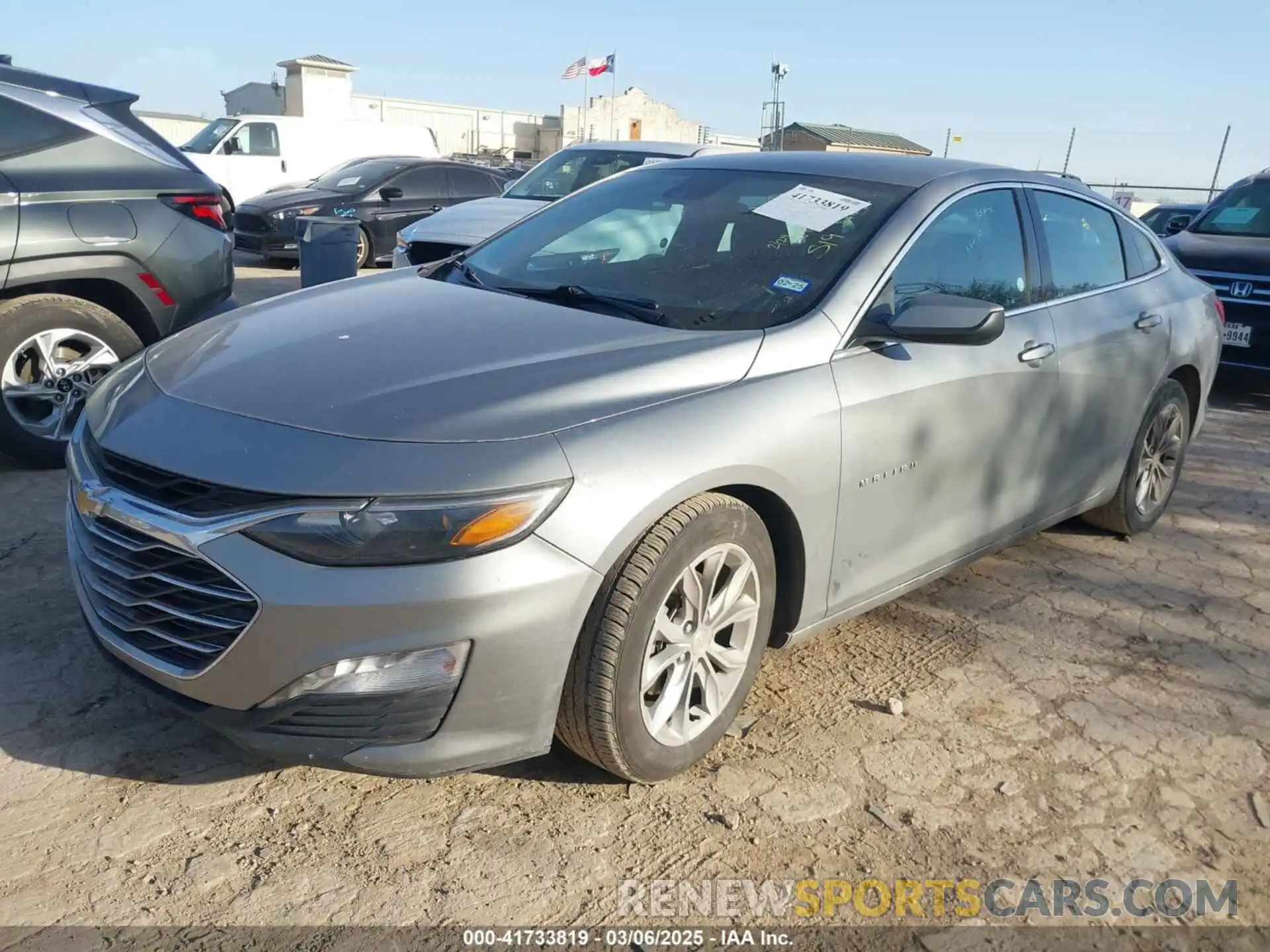 2 Photograph of a damaged car 1G1ZD5ST9PF187111 CHEVROLET MALIBU 2023