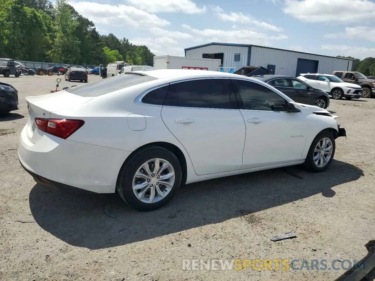 3 Photograph of a damaged car 1G1ZD5ST9PF213304 CHEVROLET MALIBU 2023