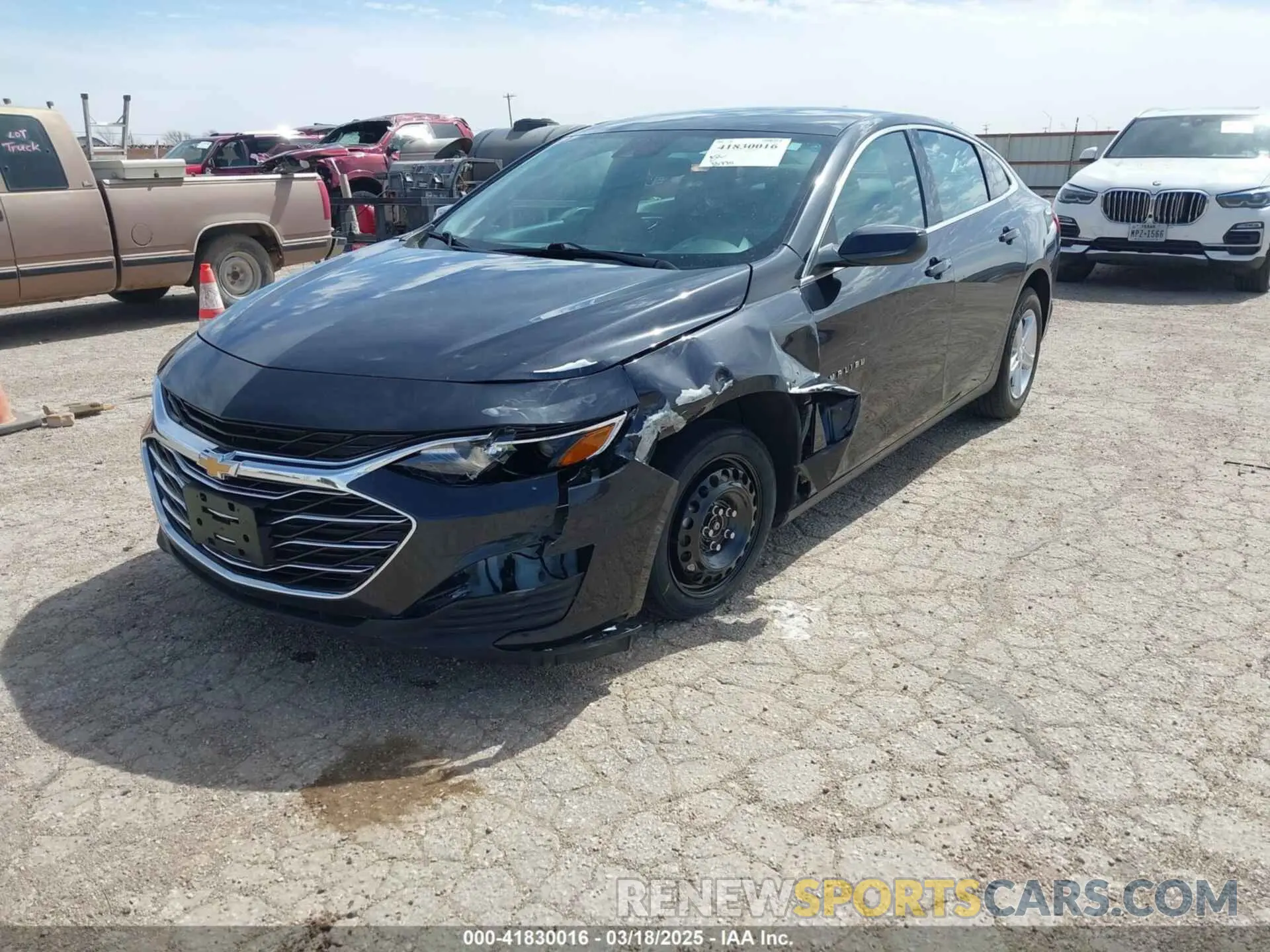 2 Photograph of a damaged car 1G1ZD5STXPF181141 CHEVROLET MALIBU 2023