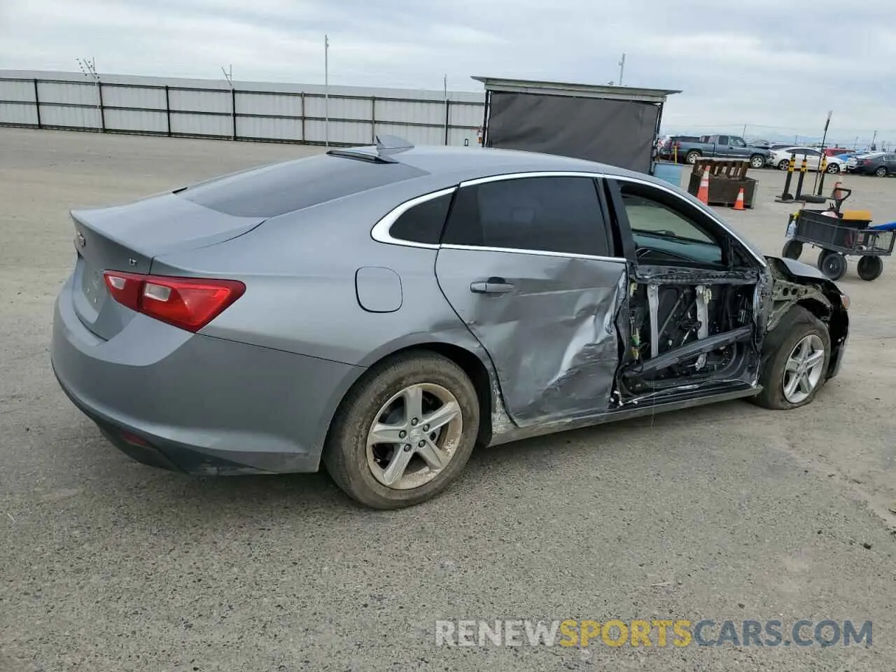 3 Photograph of a damaged car 1G1ZD5STXPF185349 CHEVROLET MALIBU 2023