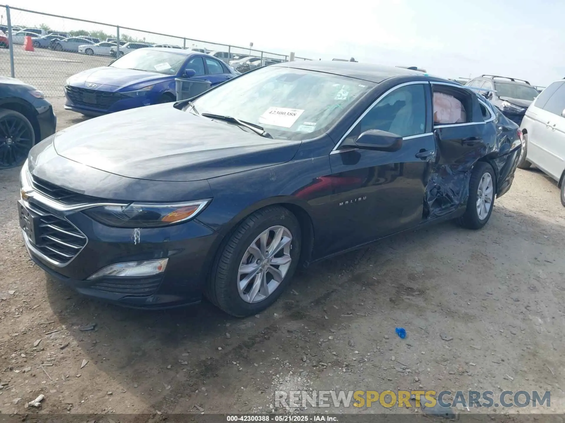 2 Photograph of a damaged car 1G1ZD5STXPF192690 CHEVROLET MALIBU 2023