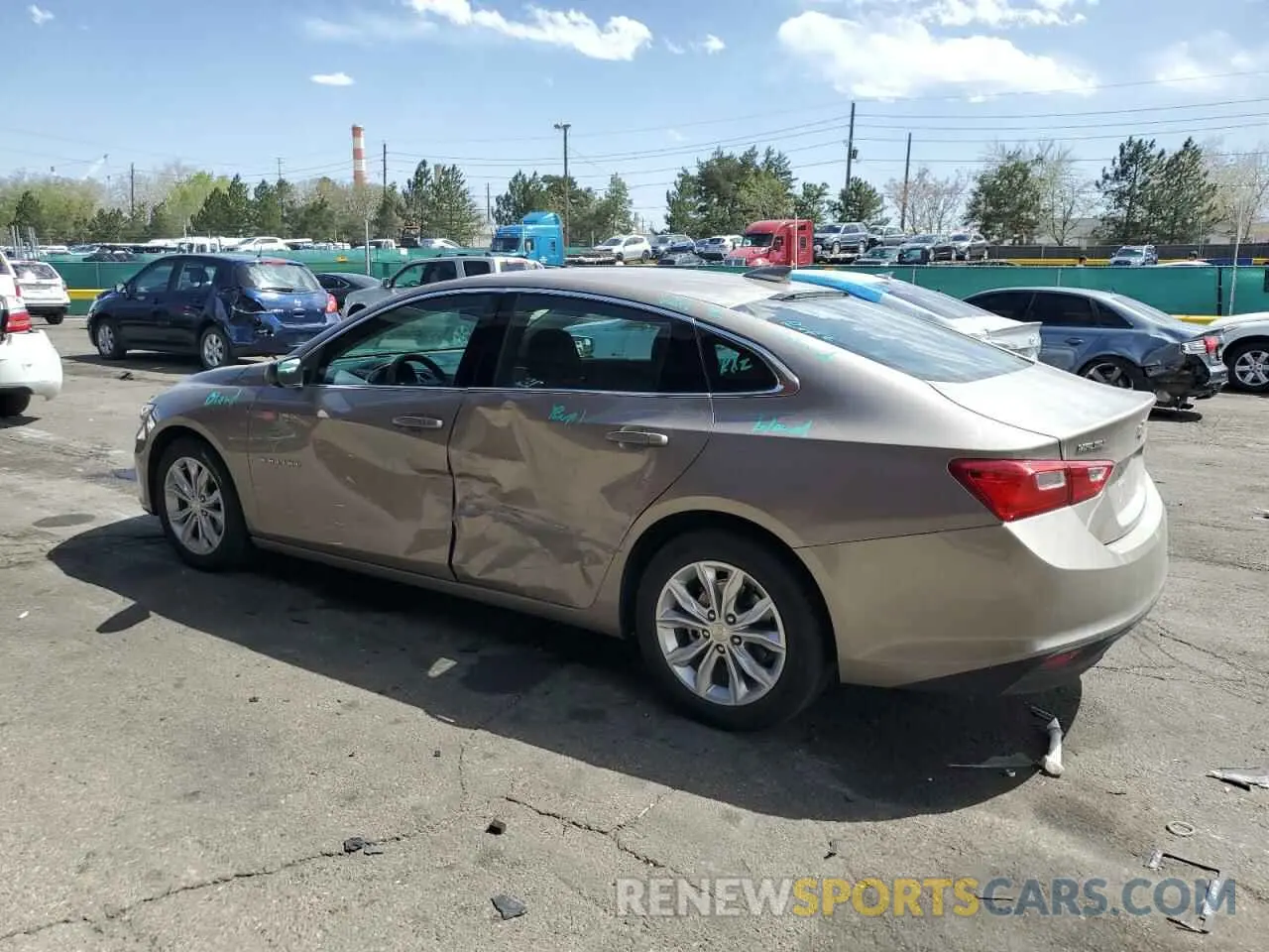 2 Photograph of a damaged car 1G1ZD5STXPF194987 CHEVROLET MALIBU 2023