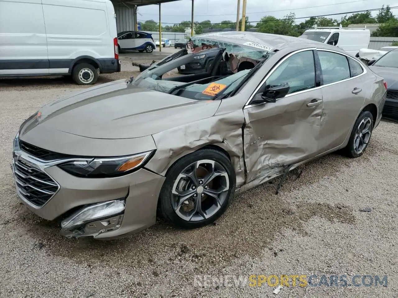1 Photograph of a damaged car 1G1ZD5STXPF205664 CHEVROLET MALIBU 2023