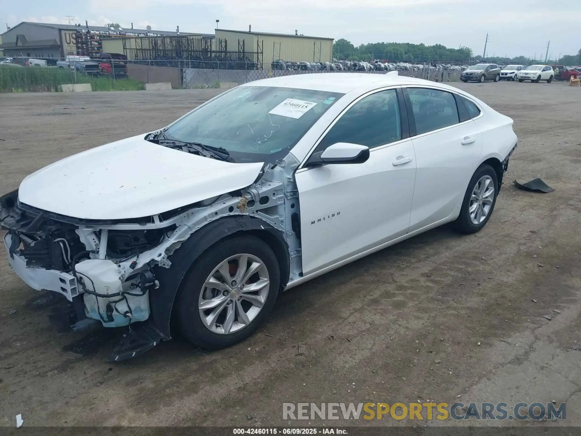 2 Photograph of a damaged car 1G1ZD5STXPF232430 CHEVROLET MALIBU 2023
