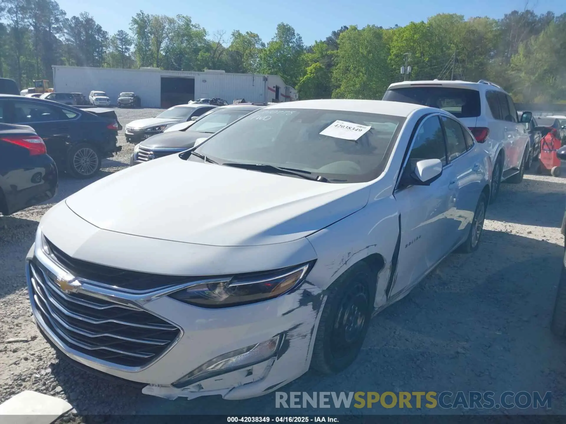 2 Photograph of a damaged car 1G1ZD5STXPF236767 CHEVROLET MALIBU 2023