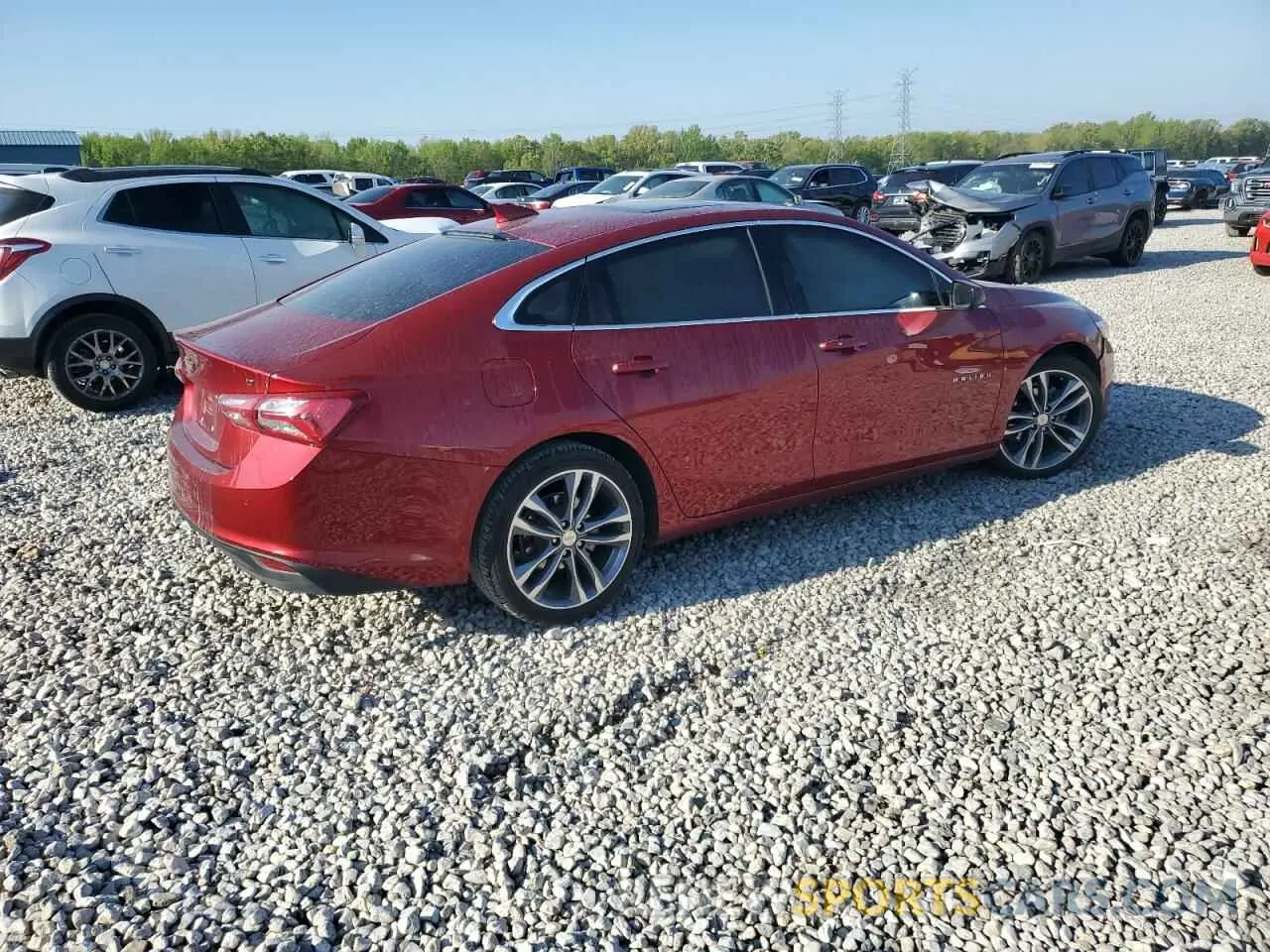 3 Photograph of a damaged car 1G1ZE5ST0PF129174 CHEVROLET MALIBU 2023