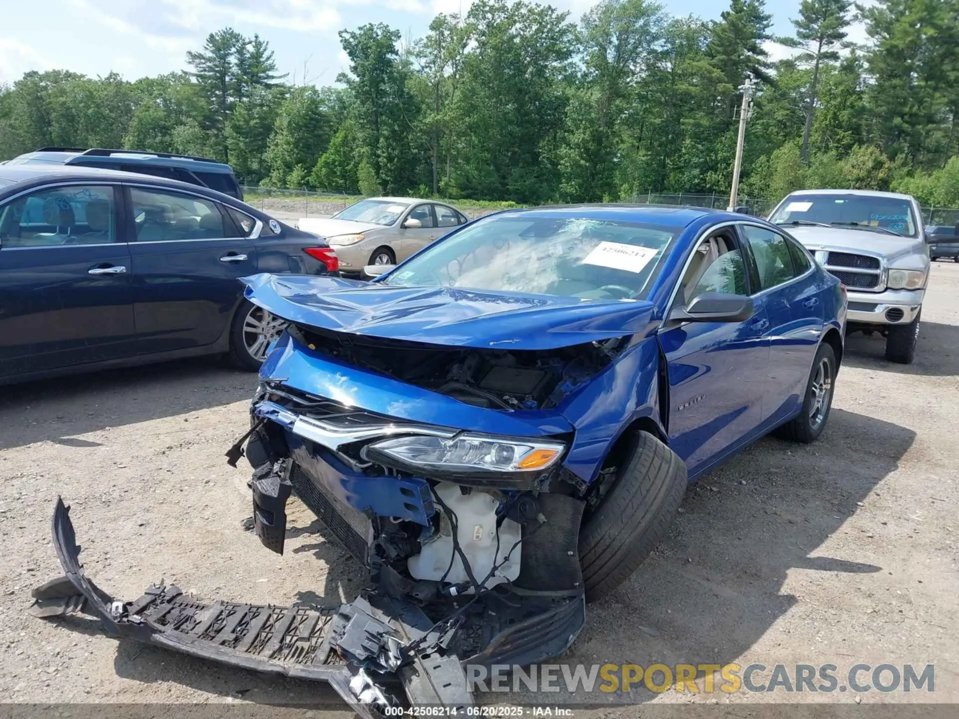 2 Photograph of a damaged car 1G1ZE5ST6PF157416 CHEVROLET MALIBU 2023