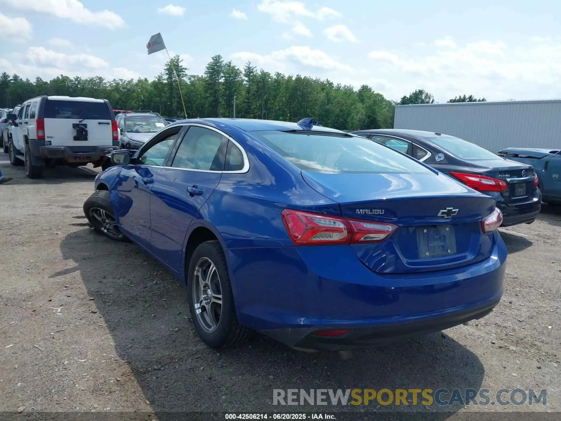 3 Photograph of a damaged car 1G1ZE5ST6PF157416 CHEVROLET MALIBU 2023