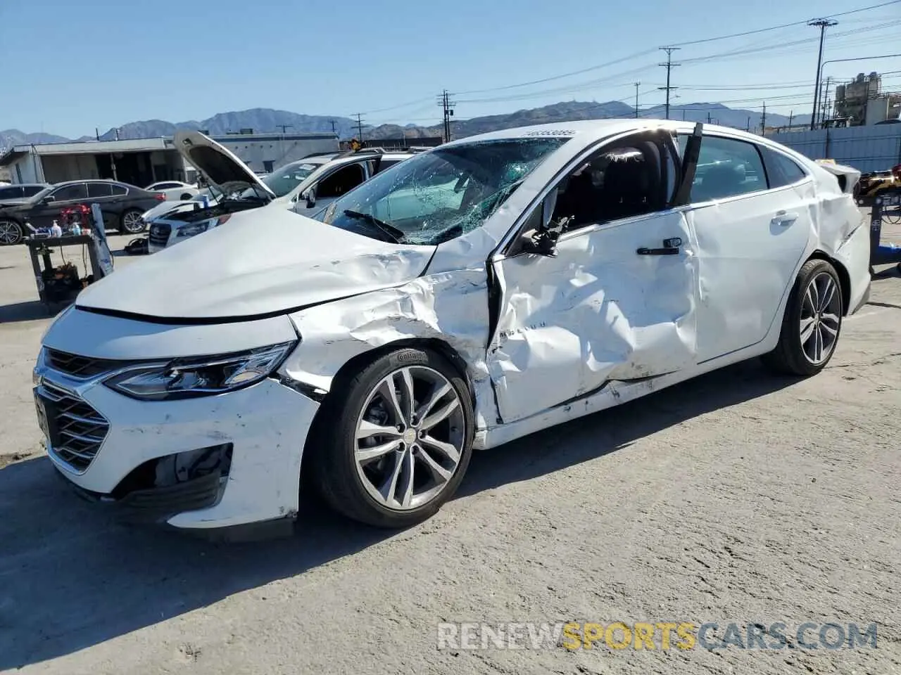1 Photograph of a damaged car 1G1ZE5ST9PF142506 CHEVROLET MALIBU 2023