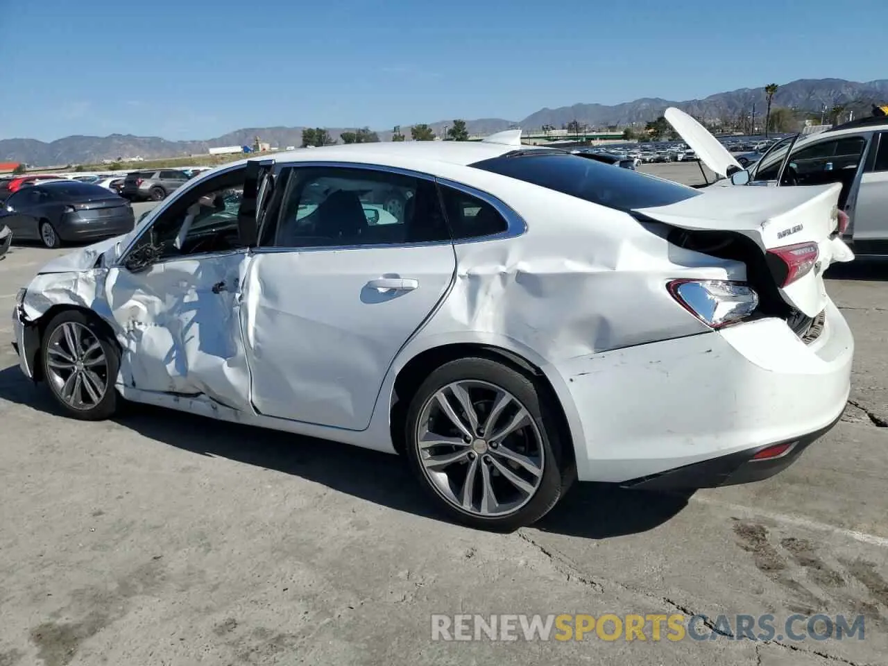 2 Photograph of a damaged car 1G1ZE5ST9PF142506 CHEVROLET MALIBU 2023