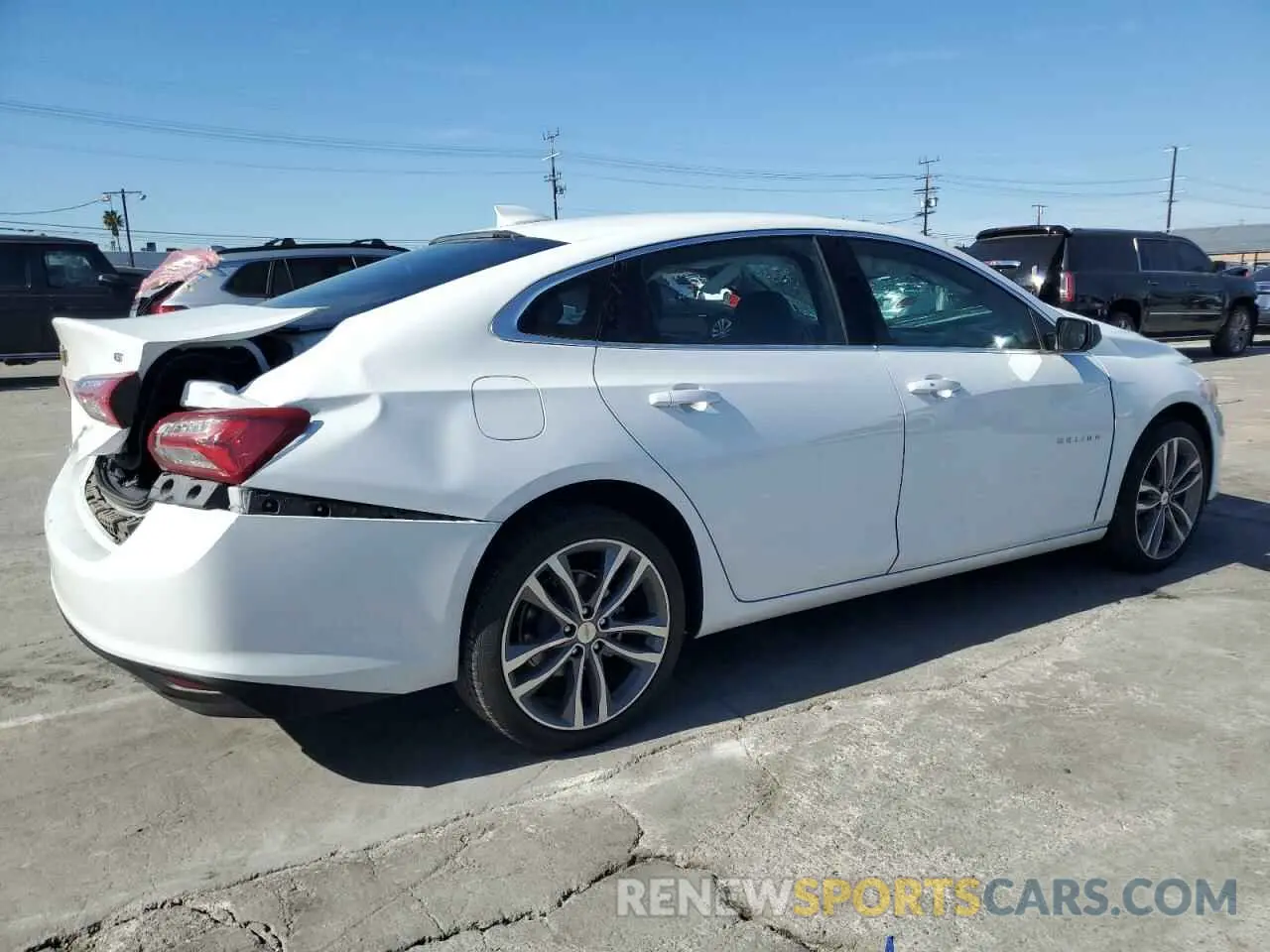 3 Photograph of a damaged car 1G1ZE5ST9PF142506 CHEVROLET MALIBU 2023