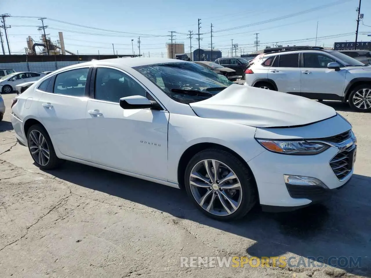 4 Photograph of a damaged car 1G1ZE5ST9PF142506 CHEVROLET MALIBU 2023