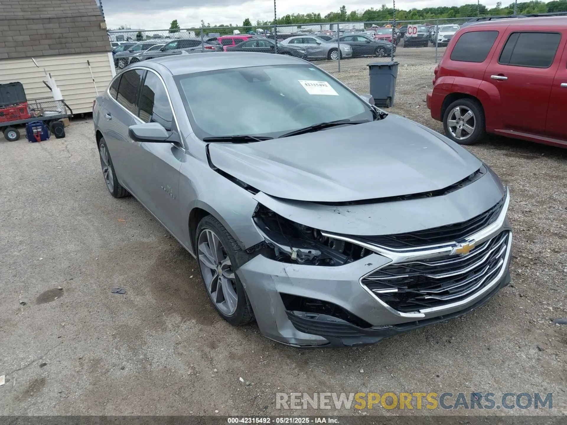 1 Photograph of a damaged car 1G1ZE5STXPF128596 CHEVROLET MALIBU 2023