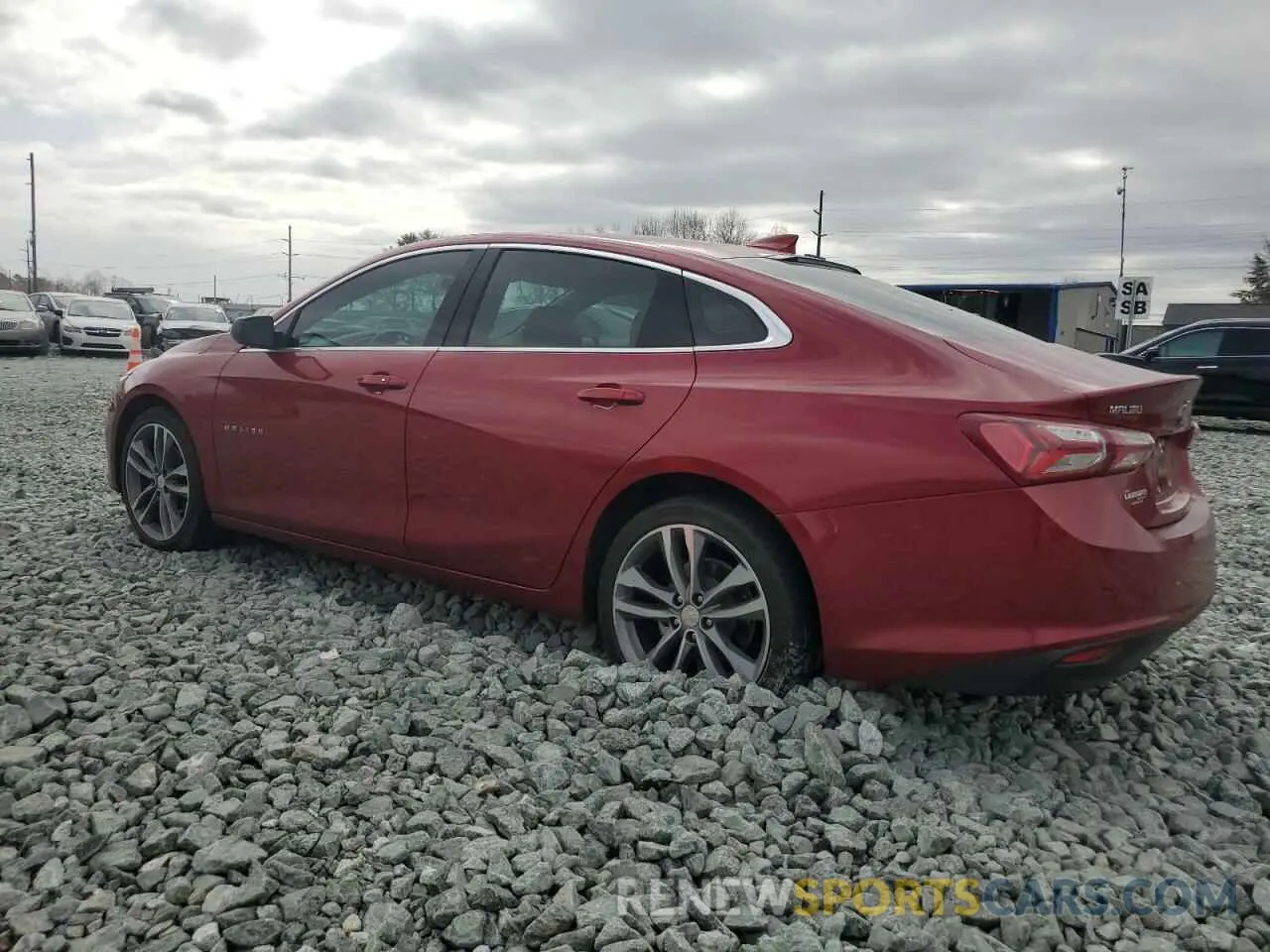 2 Photograph of a damaged car 1G1ZE5STXPF217407 CHEVROLET MALIBU 2023