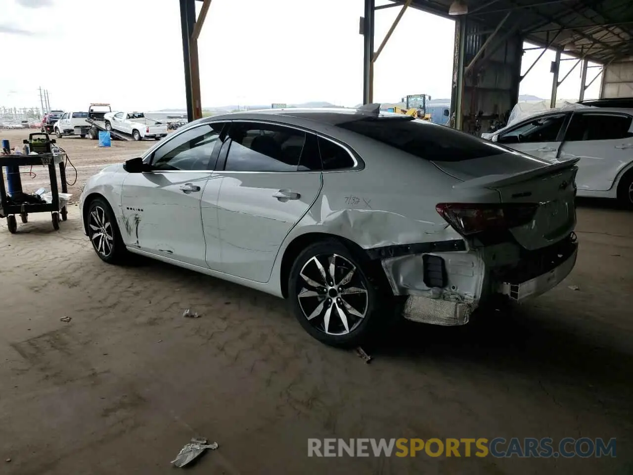 2 Photograph of a damaged car 1G1ZG5ST1PF157138 CHEVROLET MALIBU 2023
