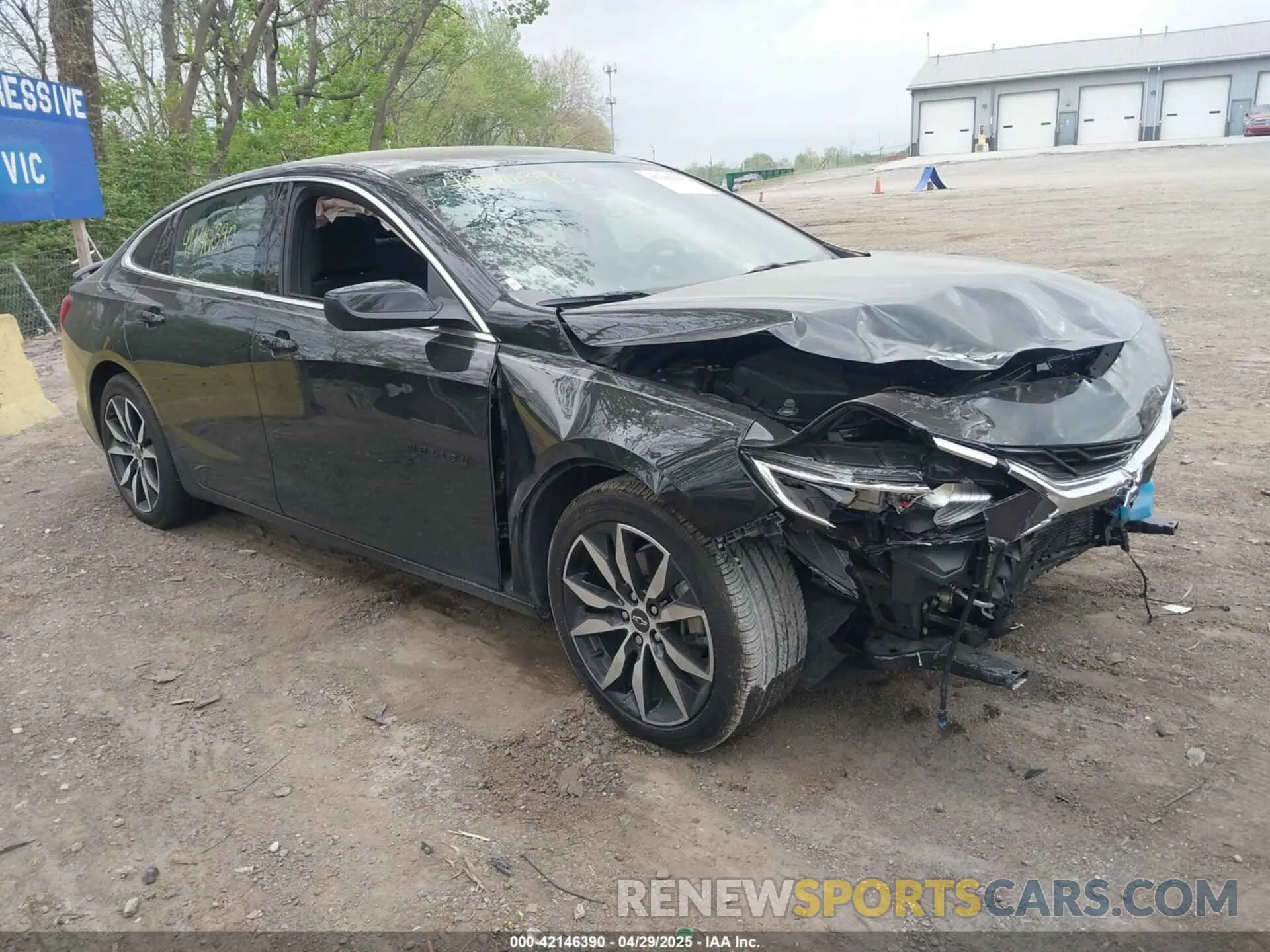 1 Photograph of a damaged car 1G1ZG5ST3PF121015 CHEVROLET MALIBU 2023